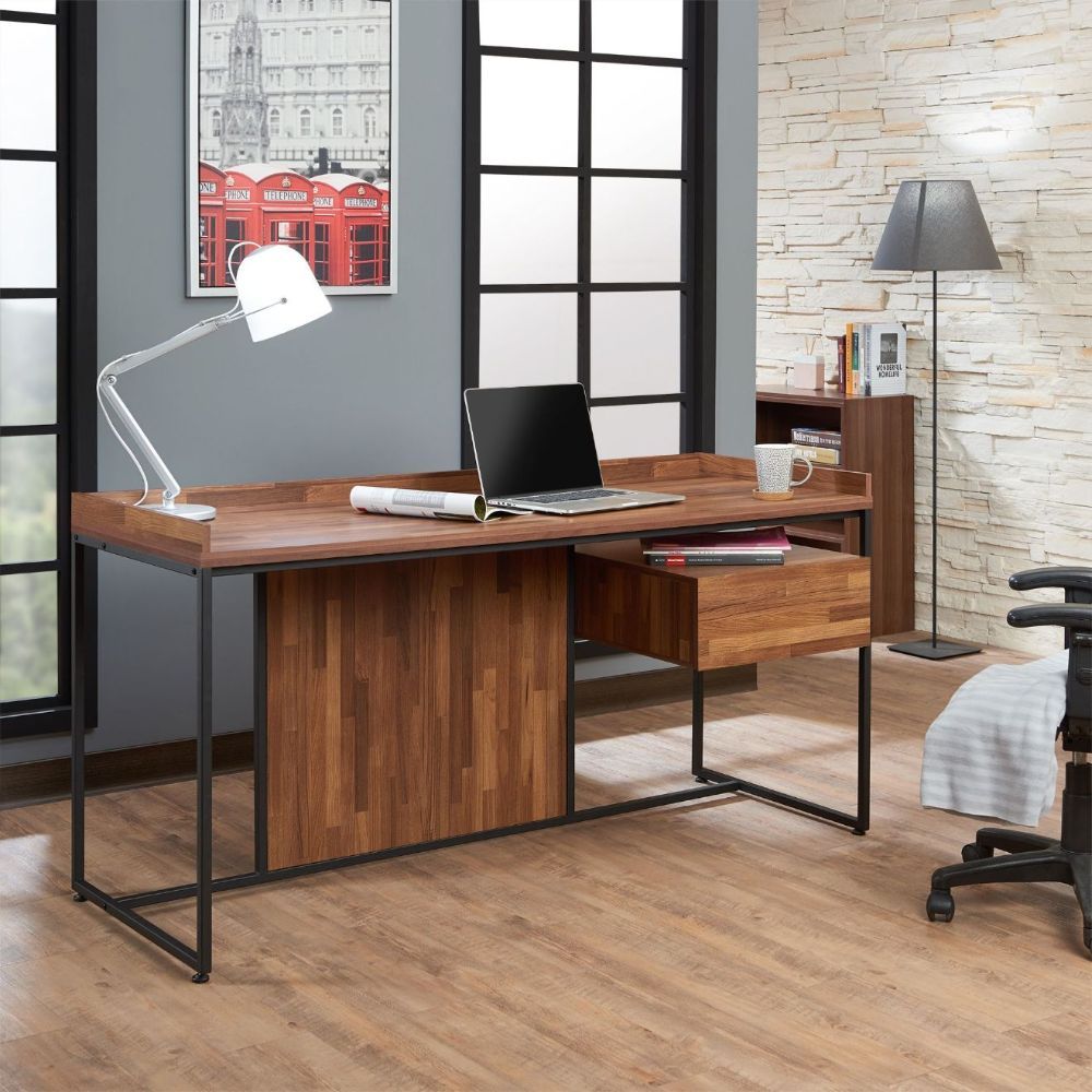 Sara - Writing Desk - Walnut & Sandy Black - Urban Living Furniture (Los Angeles, CA)