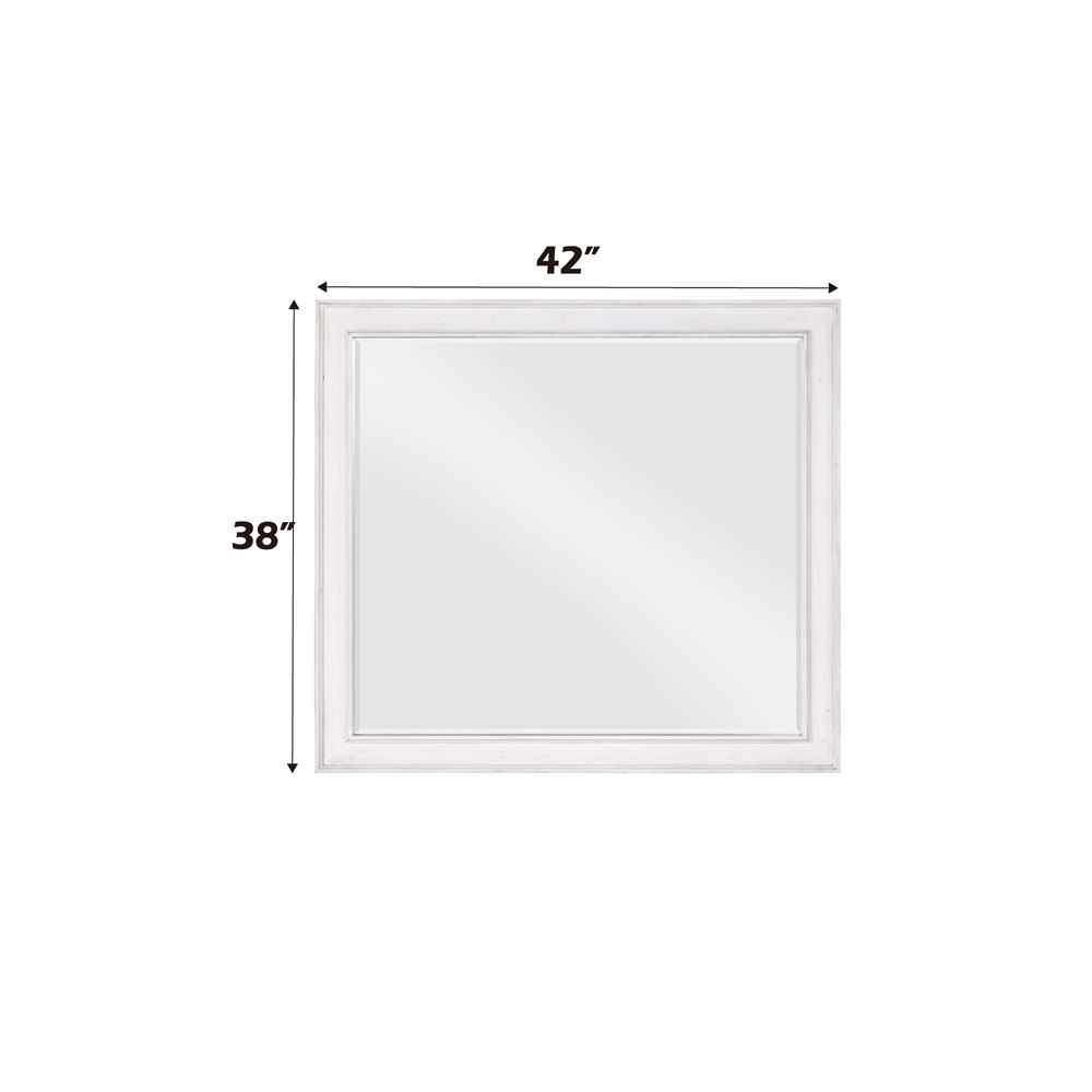 Katia - Mirror - Rustic Gray & Weathered White - Urban Living Furniture (Los Angeles, CA)