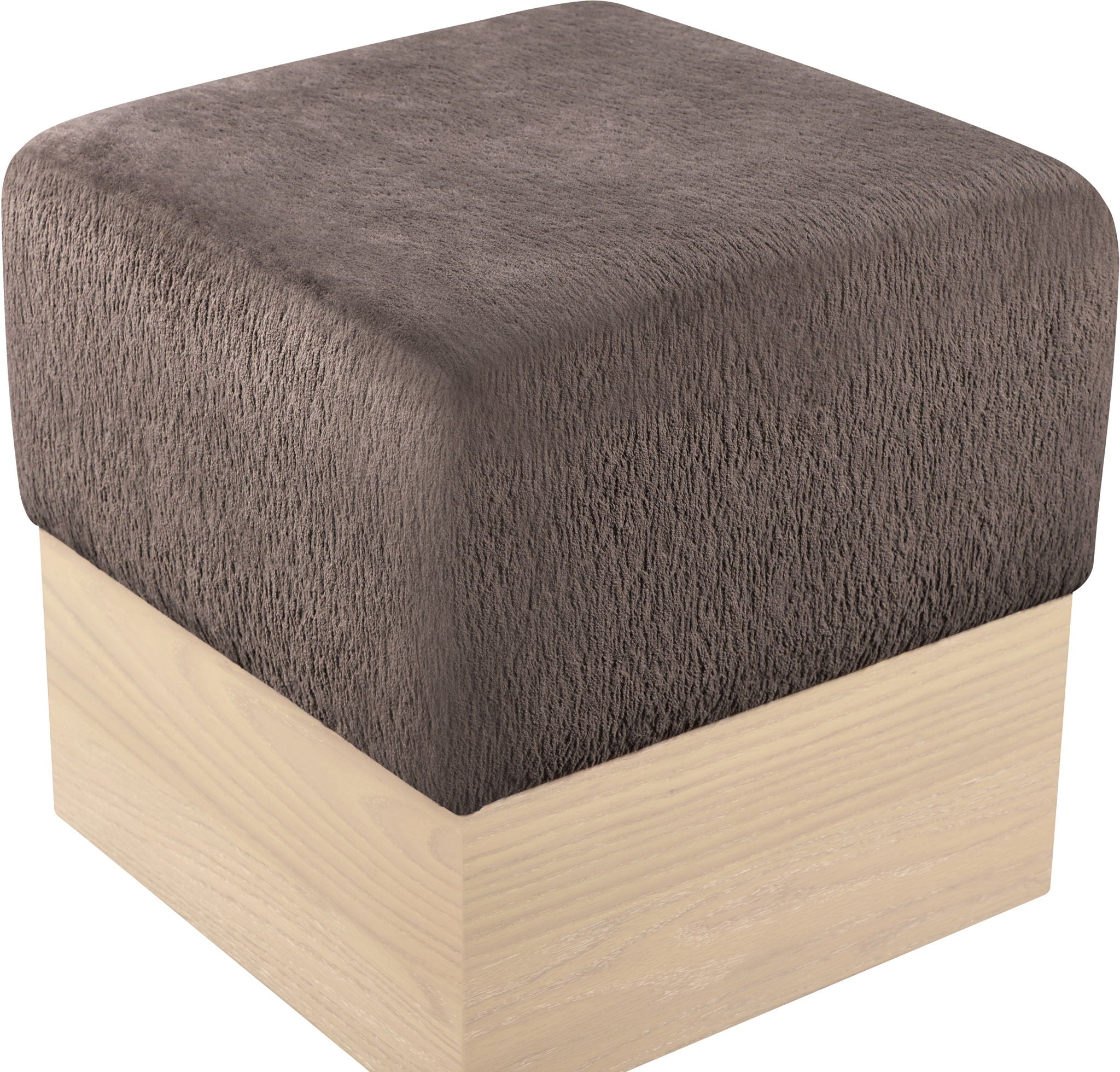Havre - Ottoman / Stool With Natural Base - Urban Living Furniture (Los Angeles, CA)