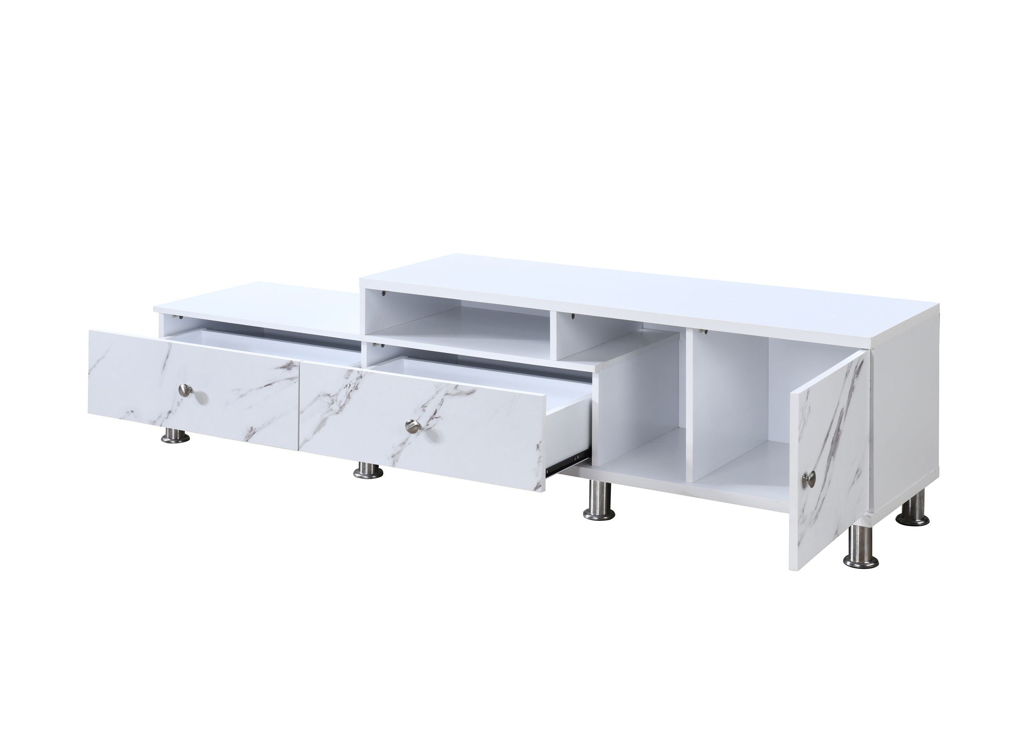 Tessa - TV Stand - White - Urban Living Furniture (Los Angeles, CA)