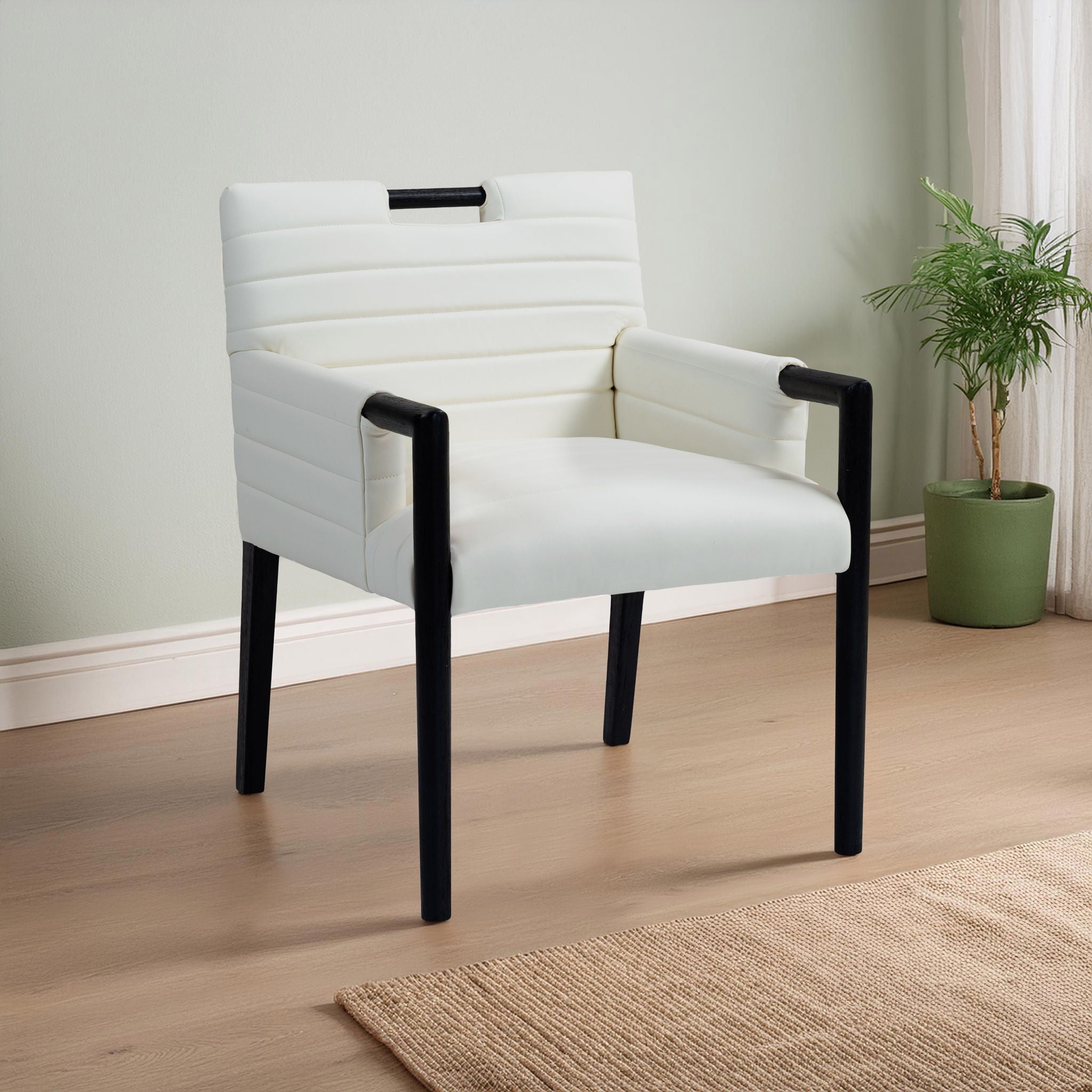 Aimee - Dining Arm Chair - Black Legs - Urban Living Furniture (Los Angeles, CA)