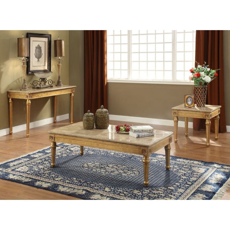 Daesha - Coffee Table - Marble & Antique Gold - Urban Living Furniture (Los Angeles, CA)