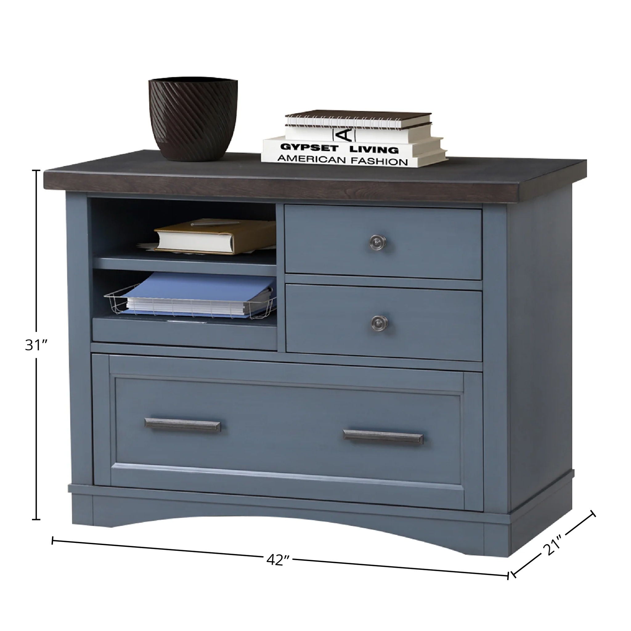 Americana Modern - Functional File with Power Center - Urban Living Furniture (Los Angeles, CA)