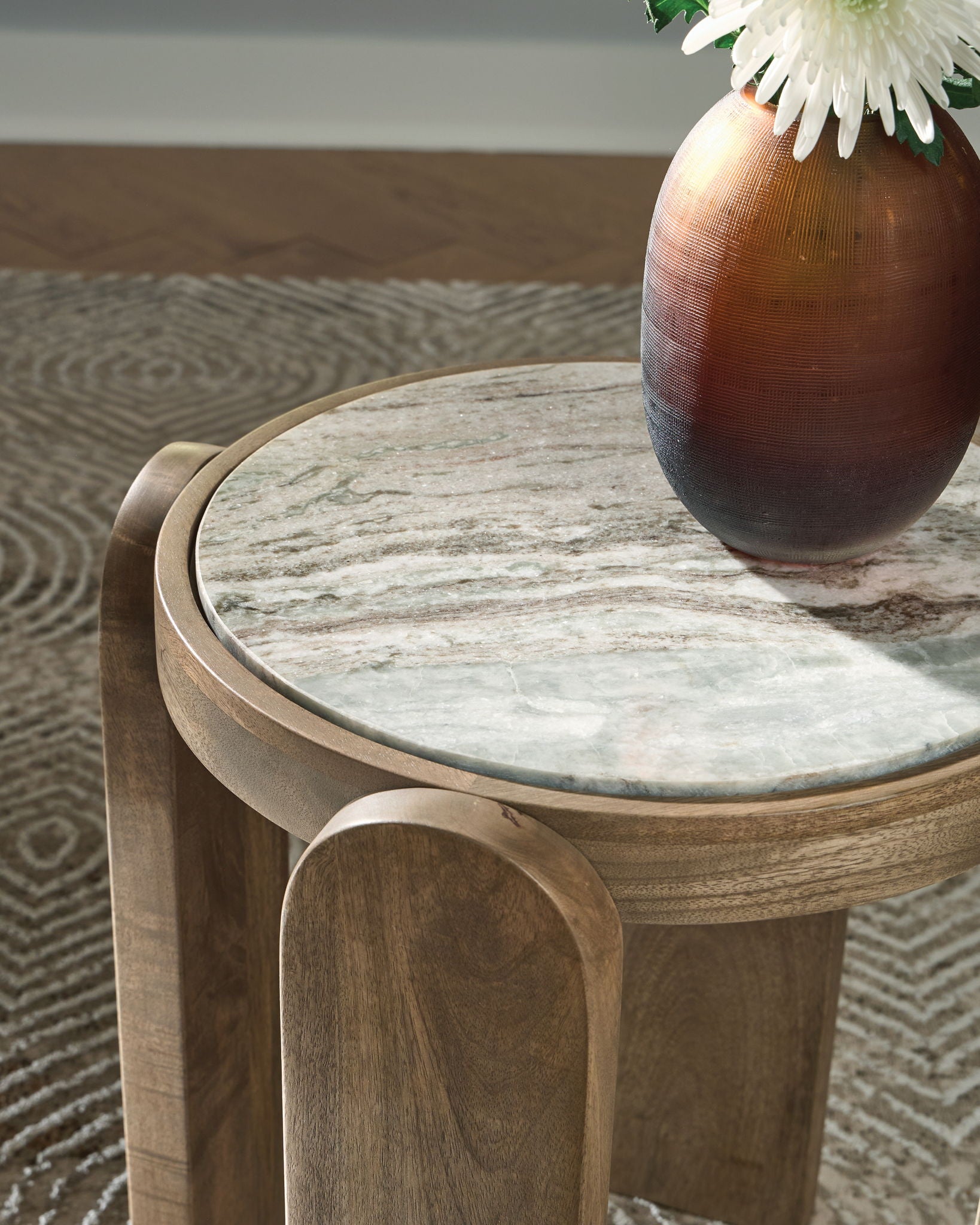 Gavrilley - Gray / White / Brown - Accent Table - Urban Living Furniture (Los Angeles, CA)