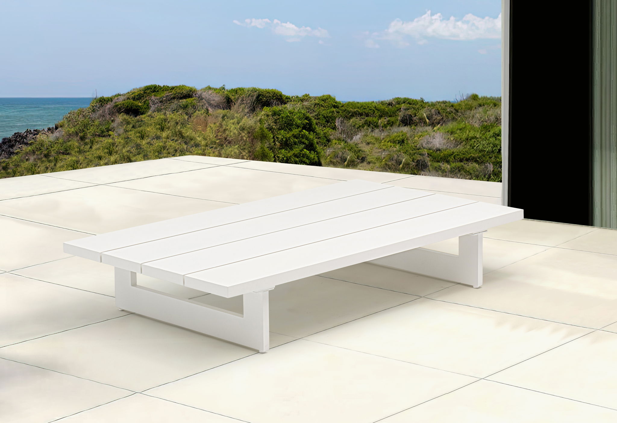 Maldives - Metal Patio Coffee Table - Urban Living Furniture (Los Angeles, CA)