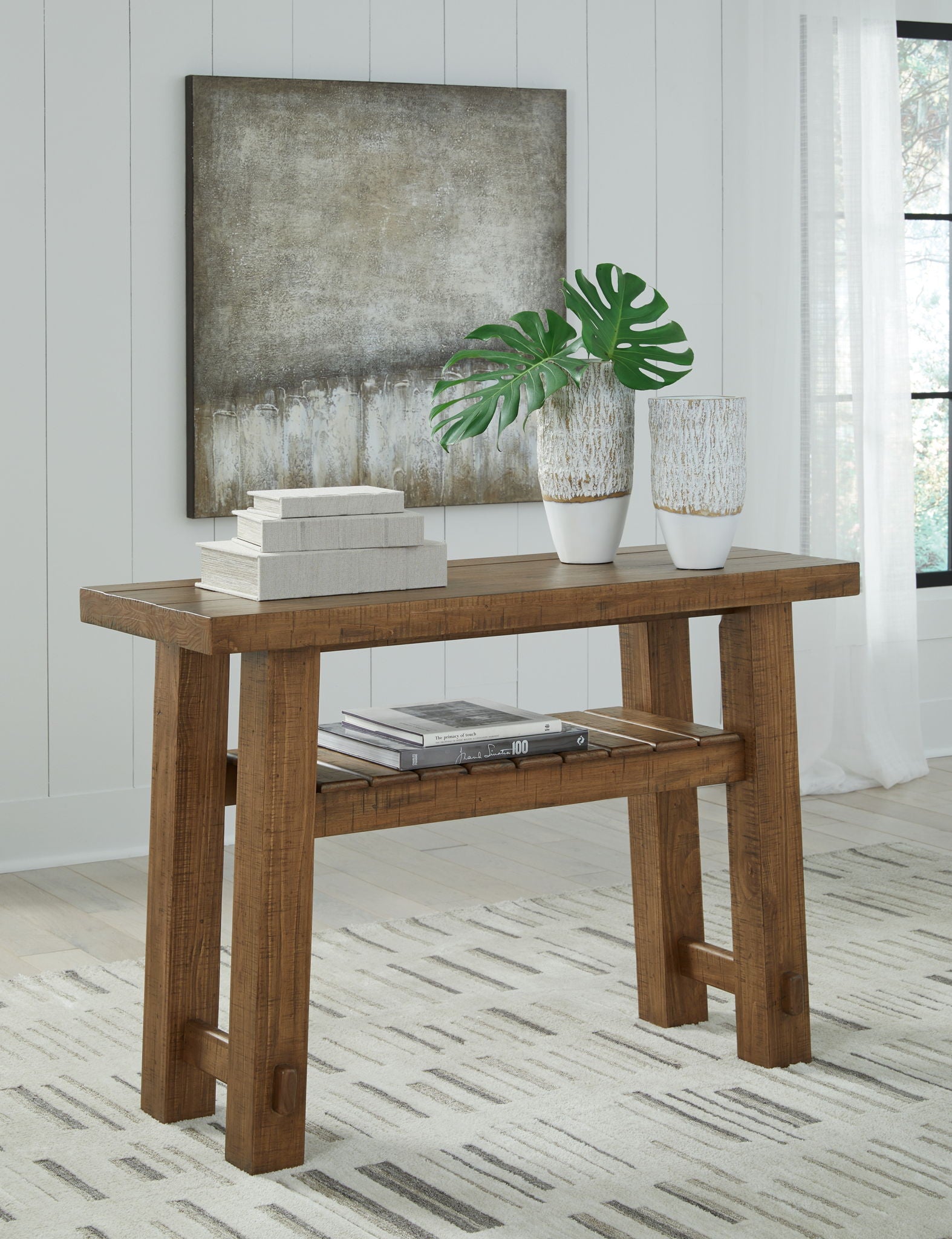 Mackifeld - Warm Brown - Sofa Table - Urban Living Furniture (Los Angeles, CA)