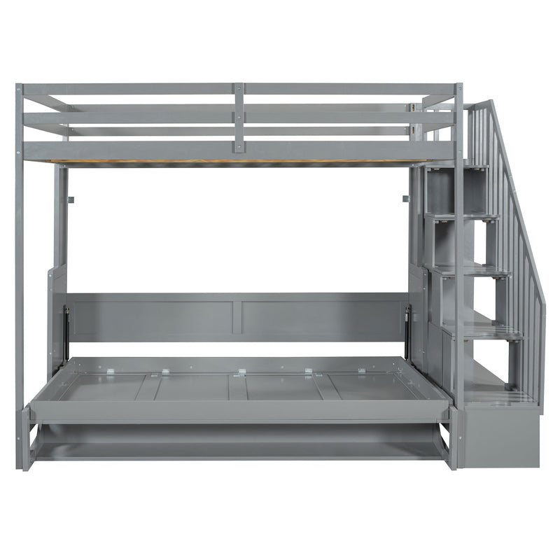 Murphy Bed With Smart Hydraulic System And Desk Design