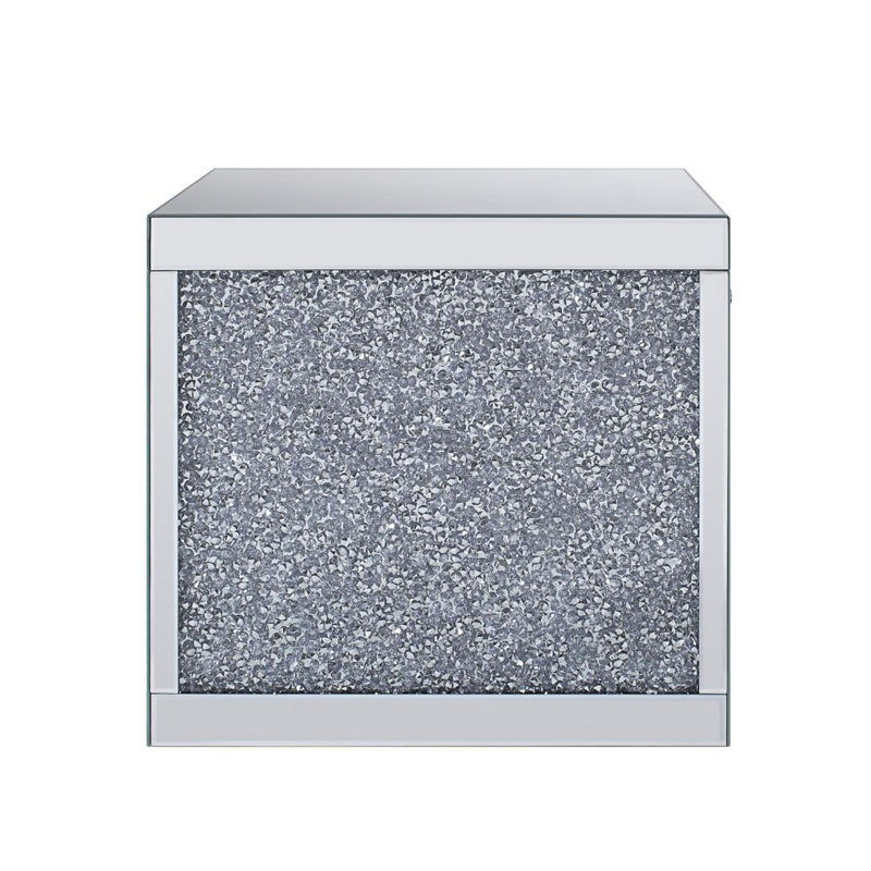 Noralie - End Table - Mirrored & Faux Diamonds - 23" - Urban Living Furniture (Los Angeles, CA)