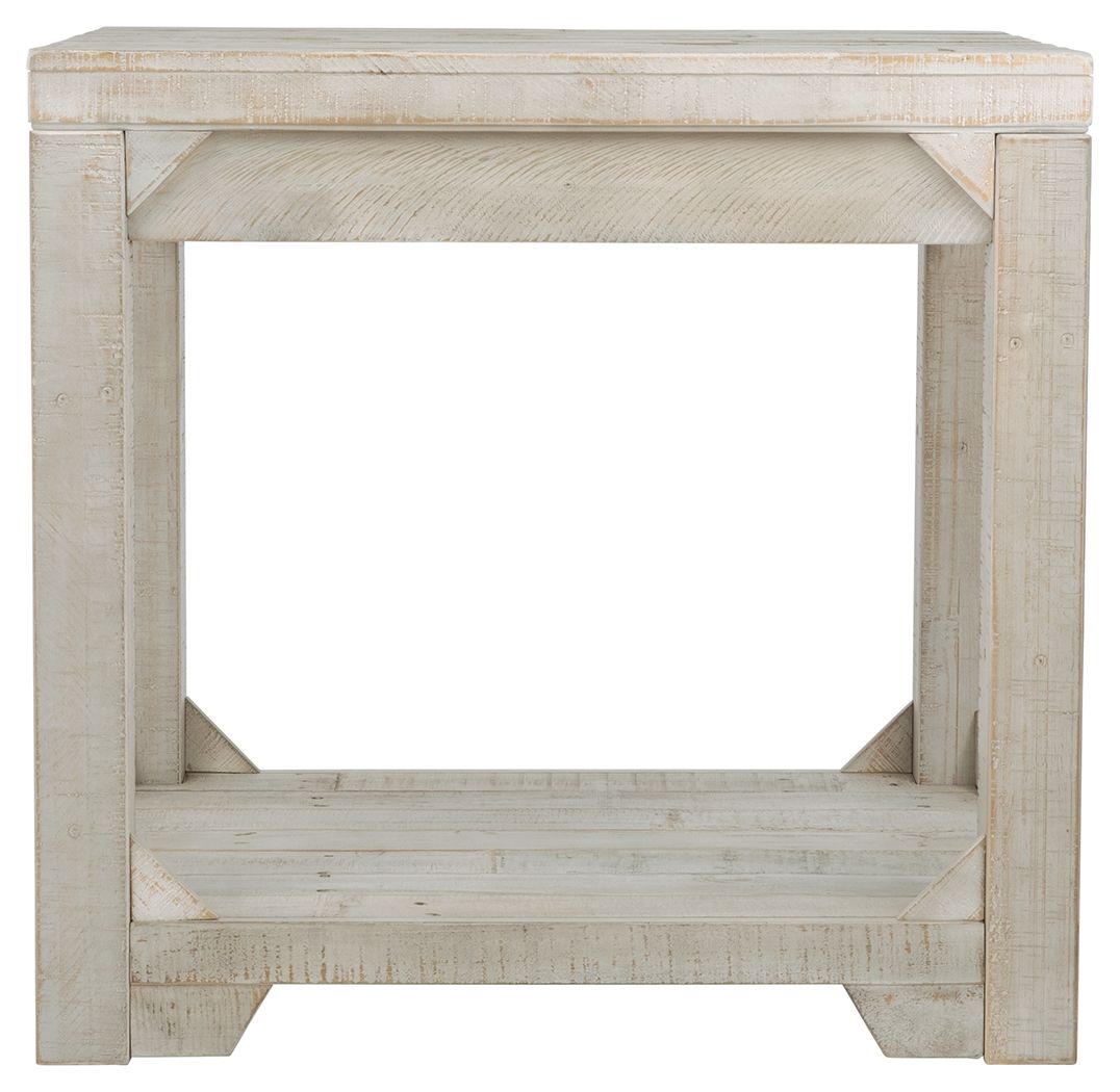 Fregine - Whitewash - Rectangular End Table - Urban Living Furniture (Los Angeles, CA)