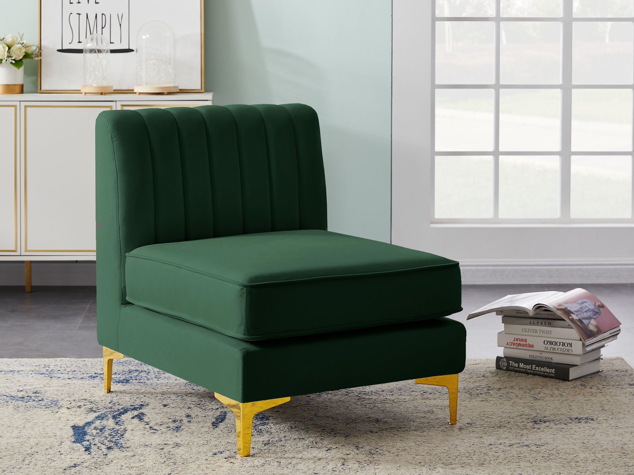 Alina - Armless Chair - Urban Living Furniture (Los Angeles, CA)