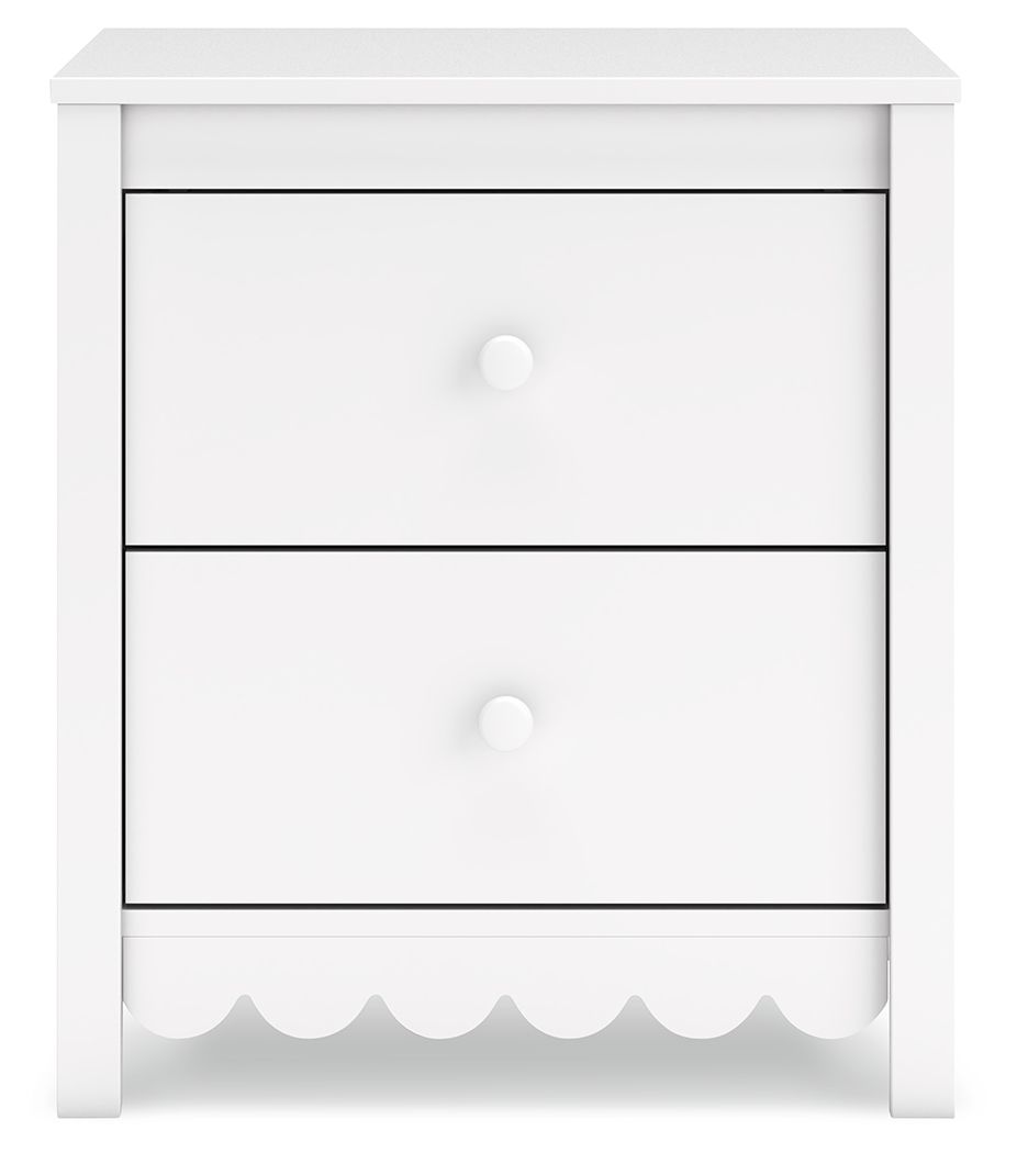 Hallityn - White - Two Drawer Night Stand - Urban Living Furniture (Los Angeles, CA)