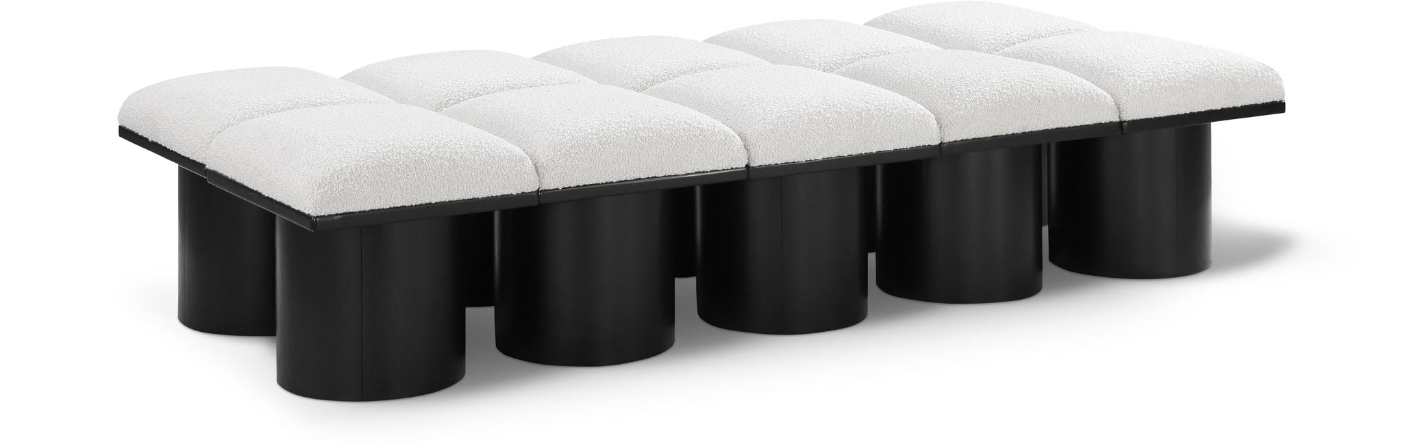Pavilion - 10 Piece Modular Bench With Black Base - Urban Living Furniture (Los Angeles, CA)