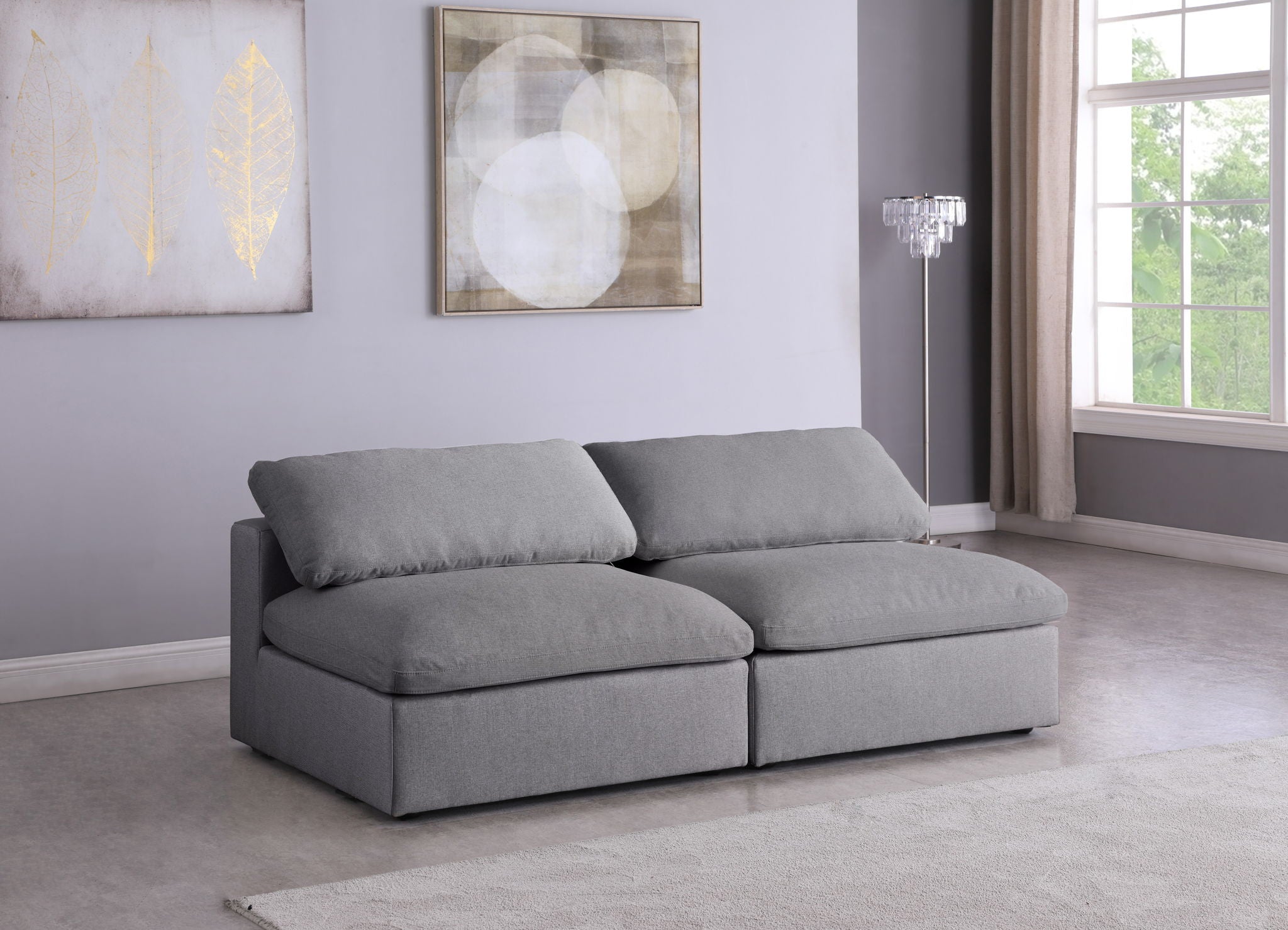 Serene - Modular Armless 2 Seat Sofa - Urban Living Furniture (Los Angeles, CA)
