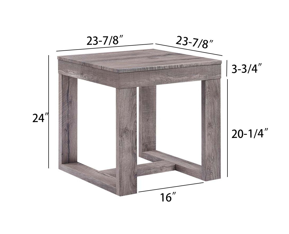 Knott - End Table - Light Brown - Urban Living Furniture (Los Angeles, CA)