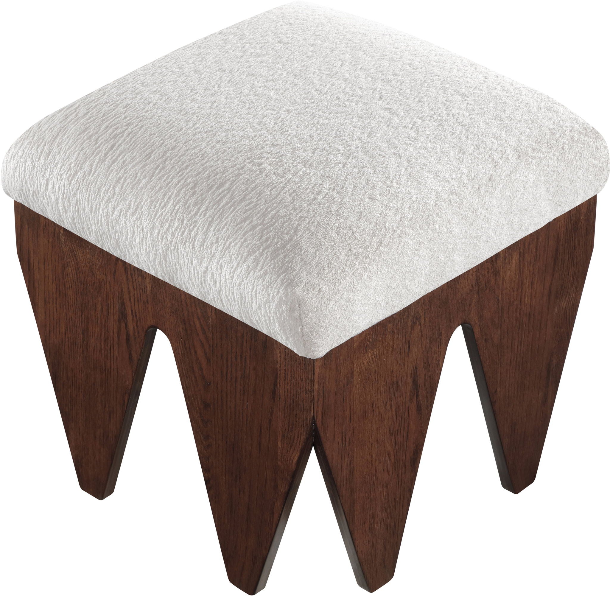 Altair - Fabric Bench - Dark Brown Base