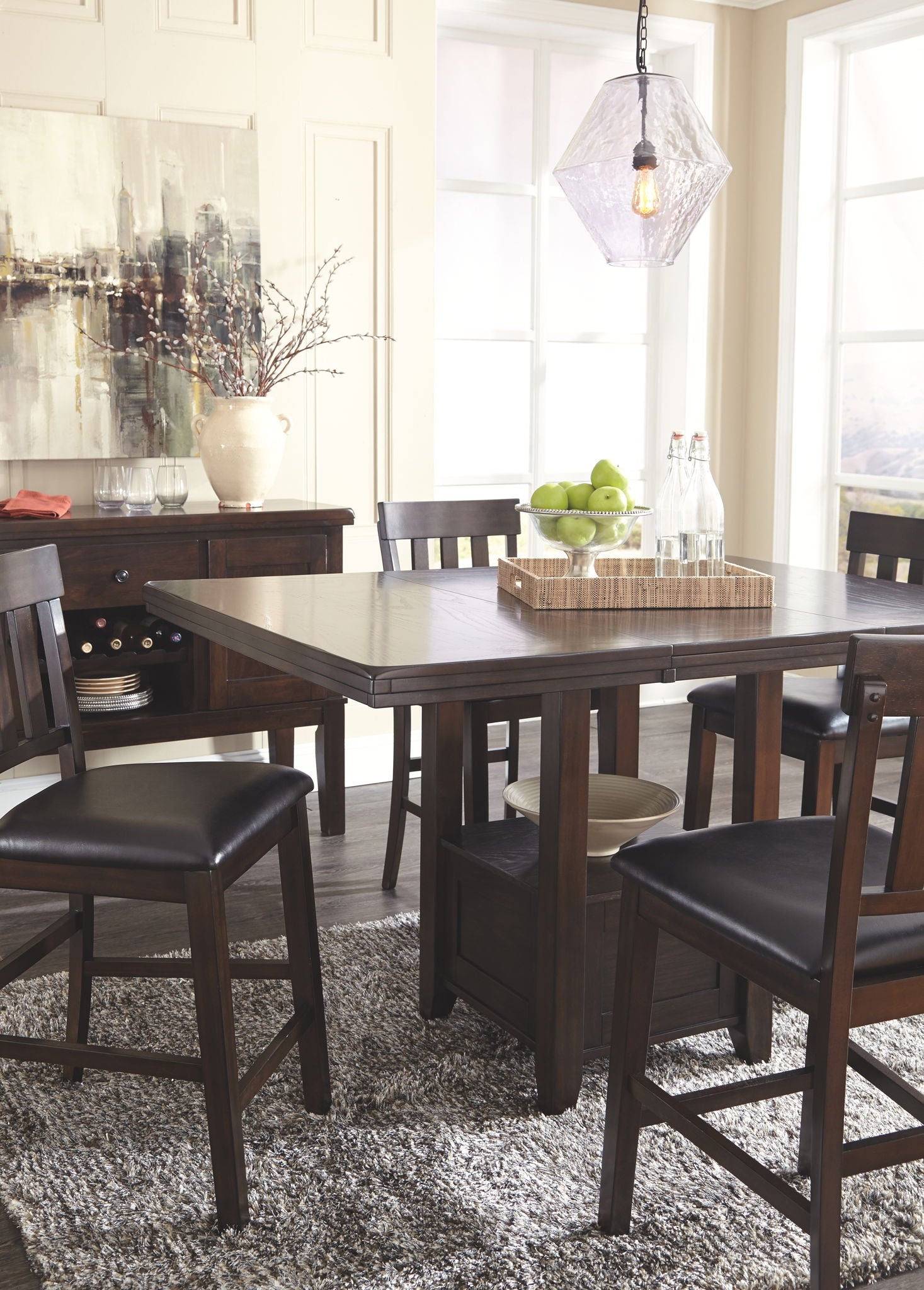 Haddigan - Dining Table With Side Chairs - Urban Living Furniture (Los Angeles, CA)