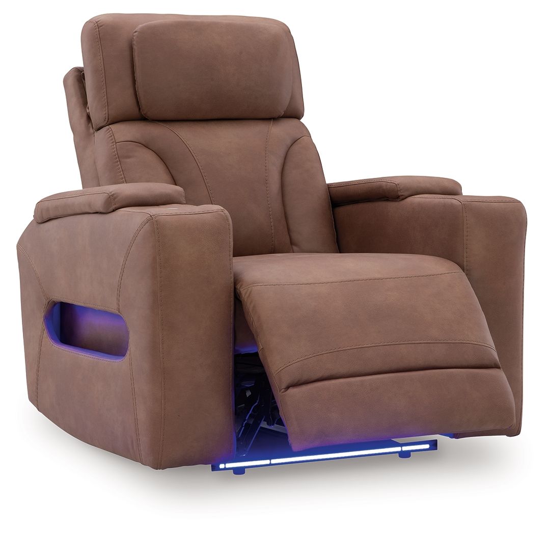 Clean-Slate - Caramel - Power Recliner / Adj Headrest - Urban Living Furniture (Los Angeles, CA)