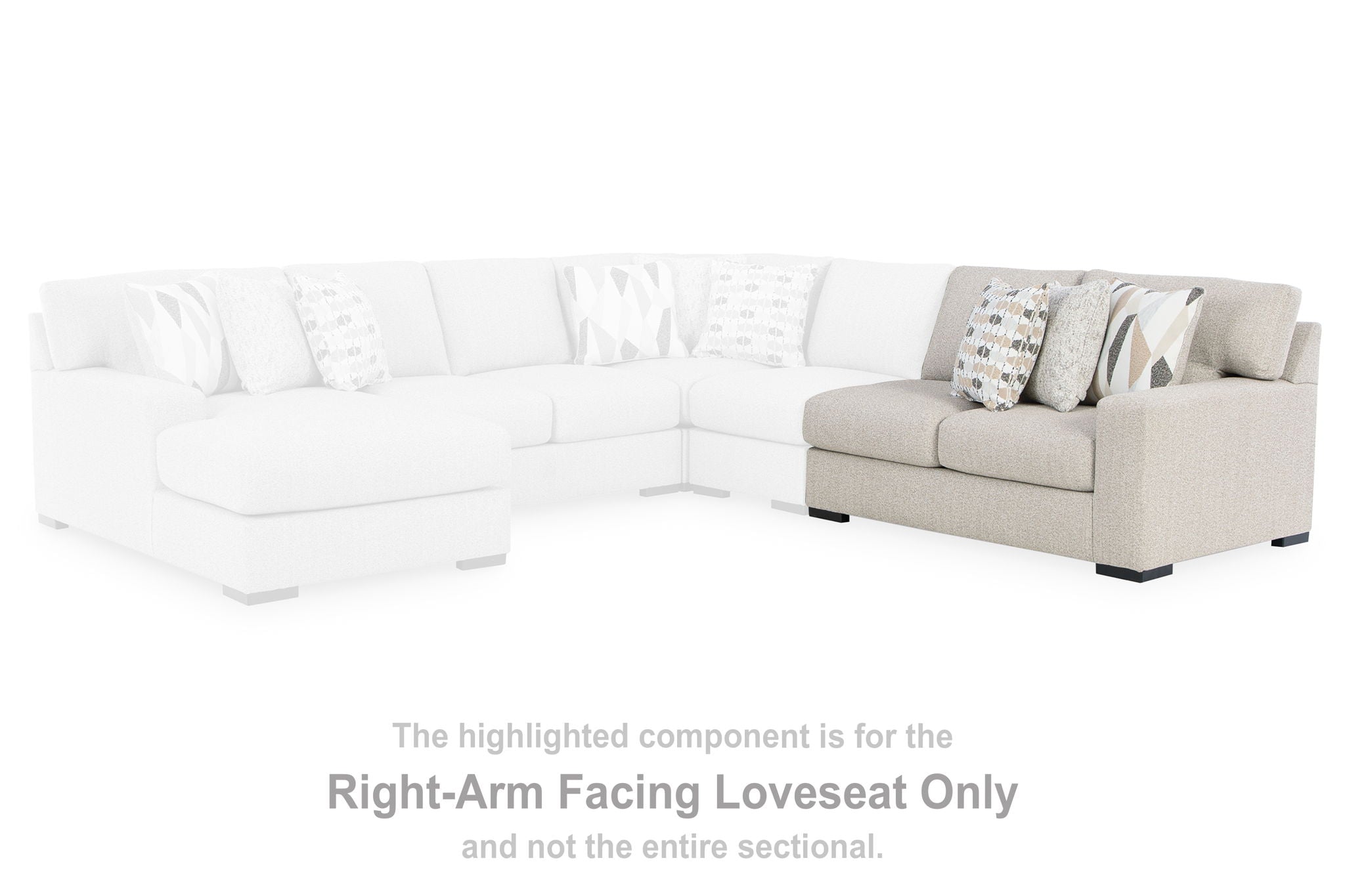 LaureLGrove - Pebble - RAF Loveseat - Urban Living Furniture (Los Angeles, CA)