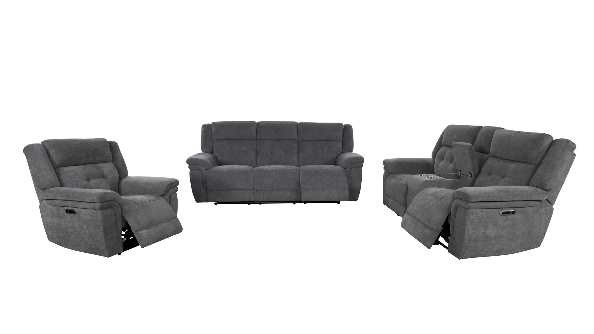Richland - Power Reclining Sofa - Bristol Gray - Urban Living Furniture (Los Angeles, CA)