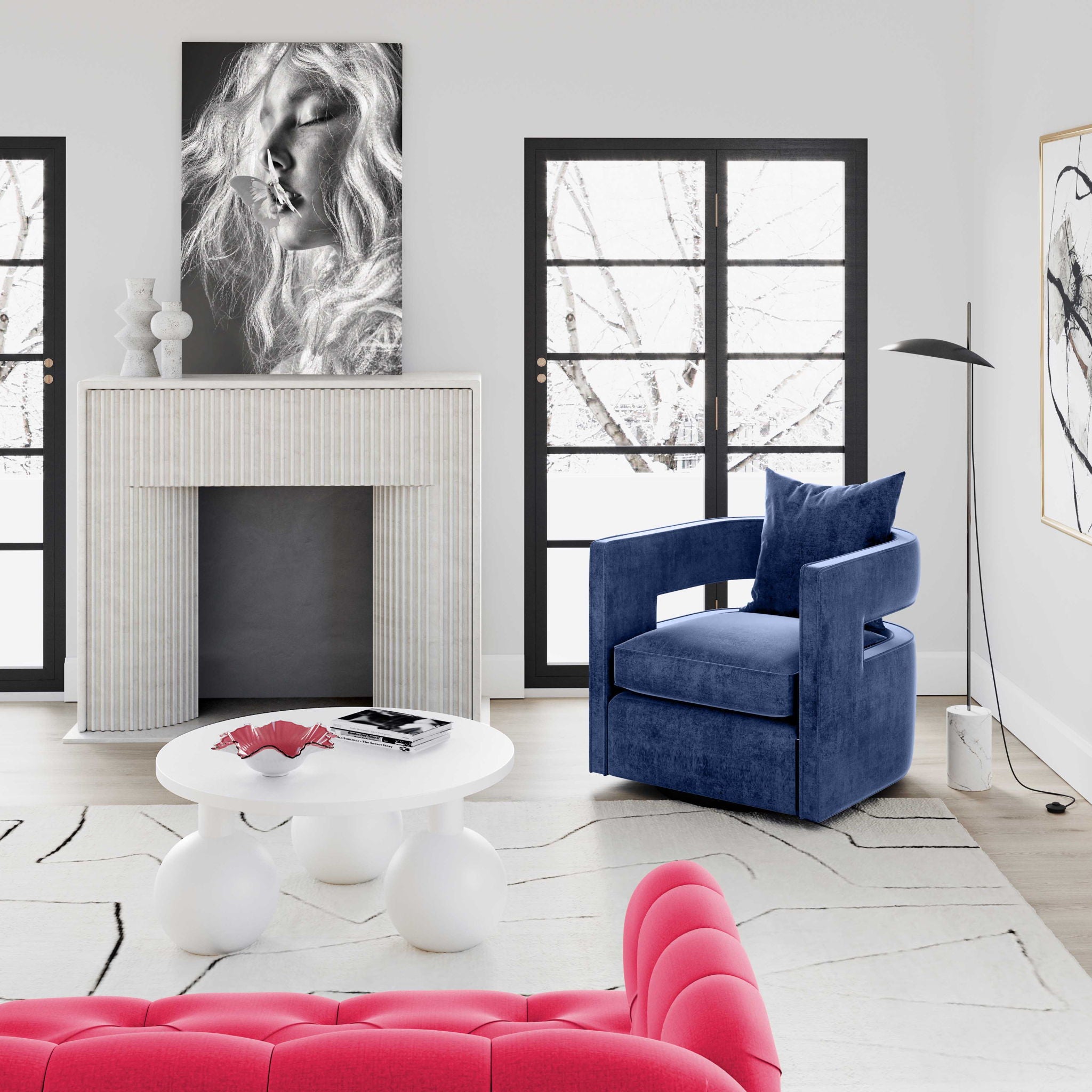 Kennedy - Swivel Chair - Urban Living Furniture (Los Angeles, CA)