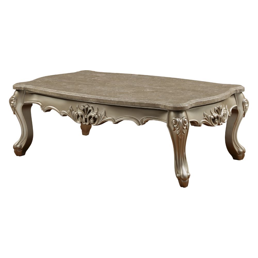 Ranita - Coffee Table - Marble Top & Champagne - Urban Living Furniture (Los Angeles, CA)