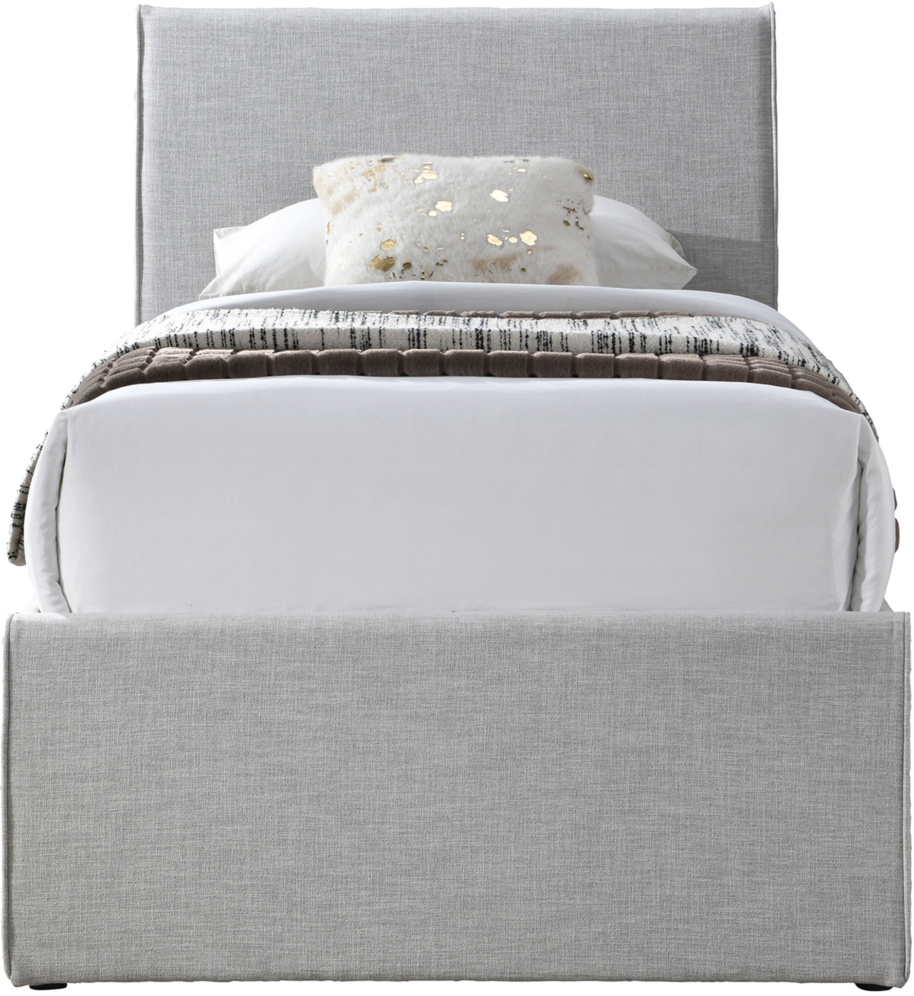 Myles - Linen Twin Trundle Bed - Urban Living Furniture (Los Angeles, CA)