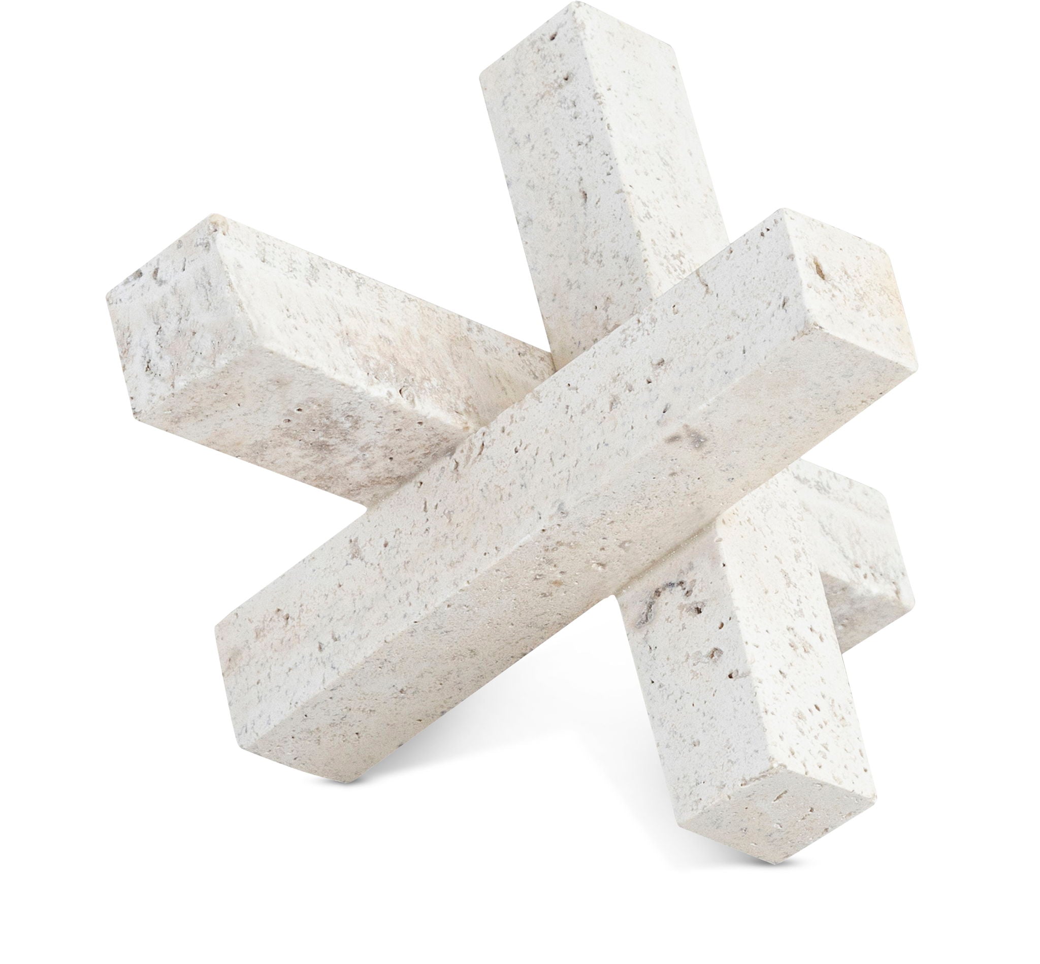 Stix - Travertine Decorative Object - Natural - Urban Living Furniture (Los Angeles, CA)