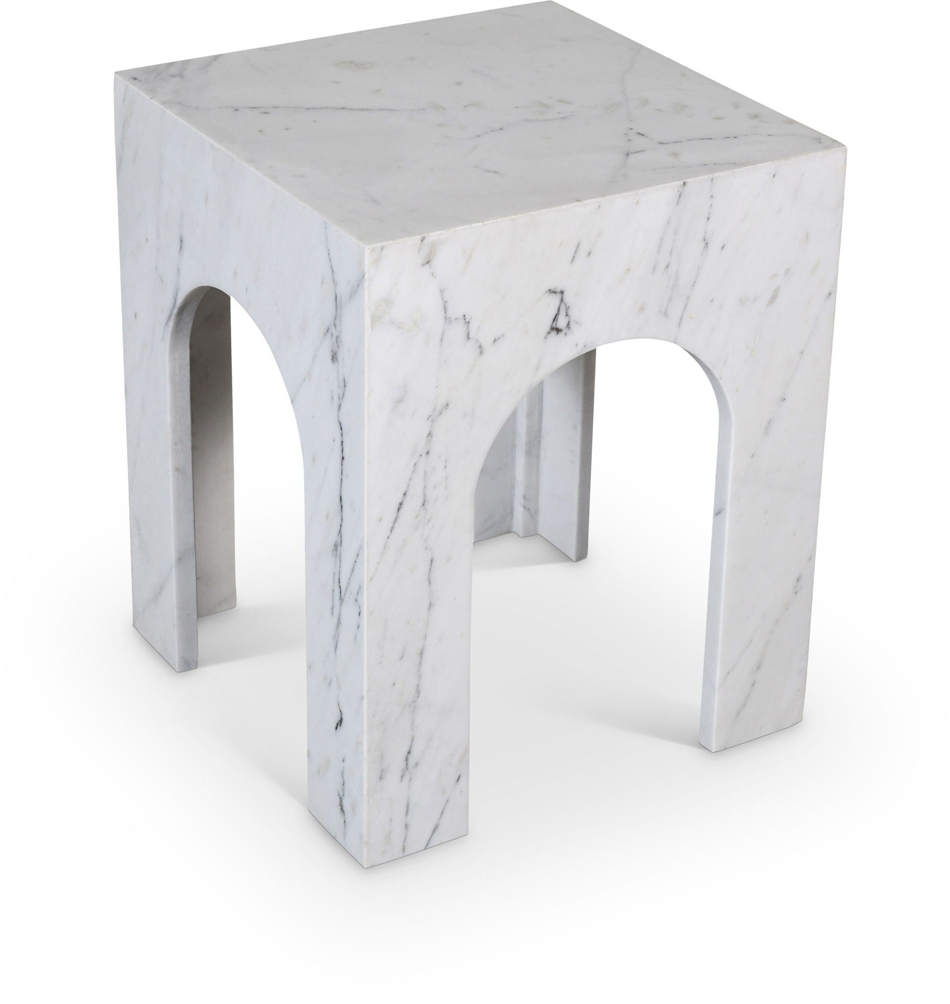 Palermo - Marble End Table - Urban Living Furniture (Los Angeles, CA)