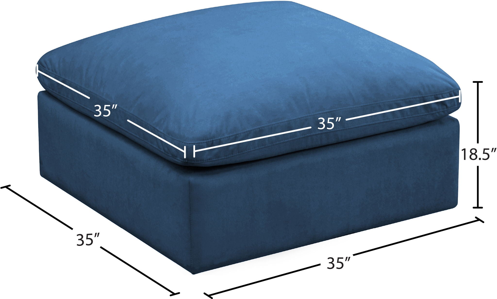 Plush - Modular Ottoman - Urban Living Furniture (Los Angeles, CA)