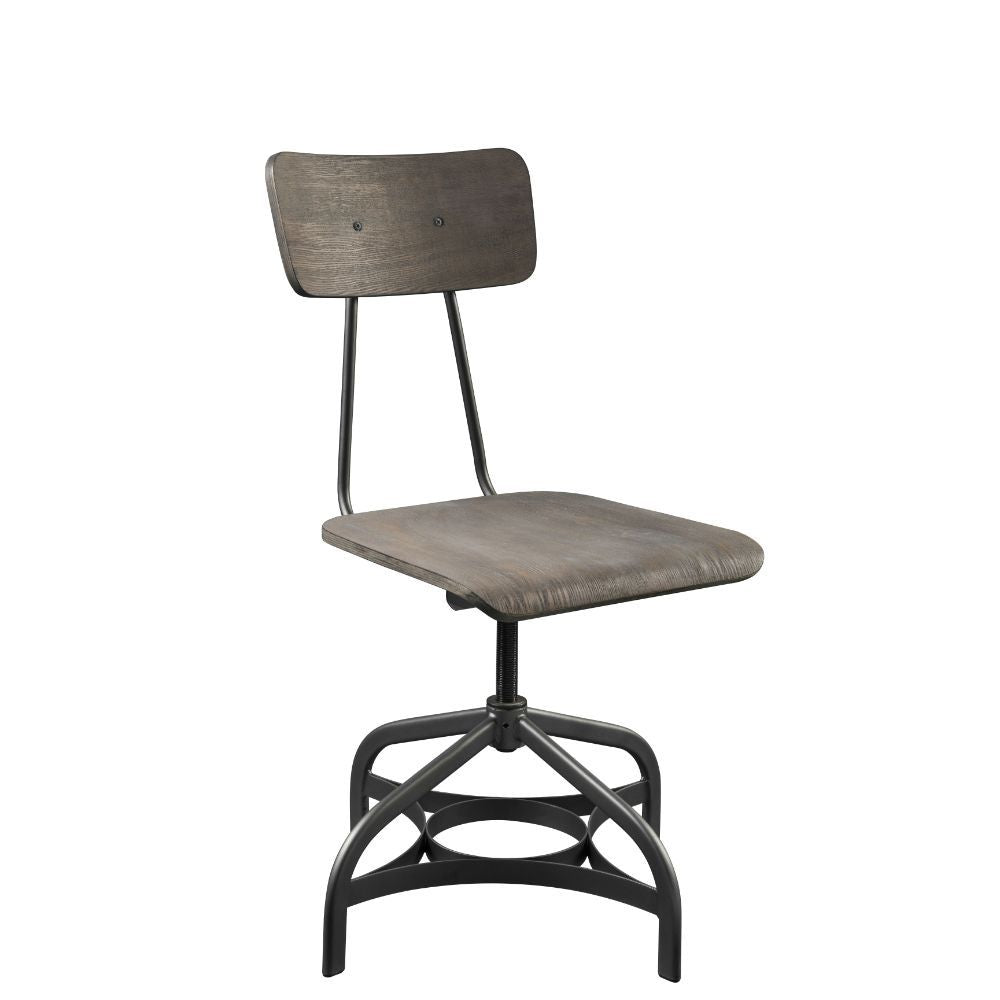 Jonquil - Side Chair With Swivel (Set of 2) - Gray Oak & Sandy Gray - Urban Living Furniture (Los Angeles, CA)