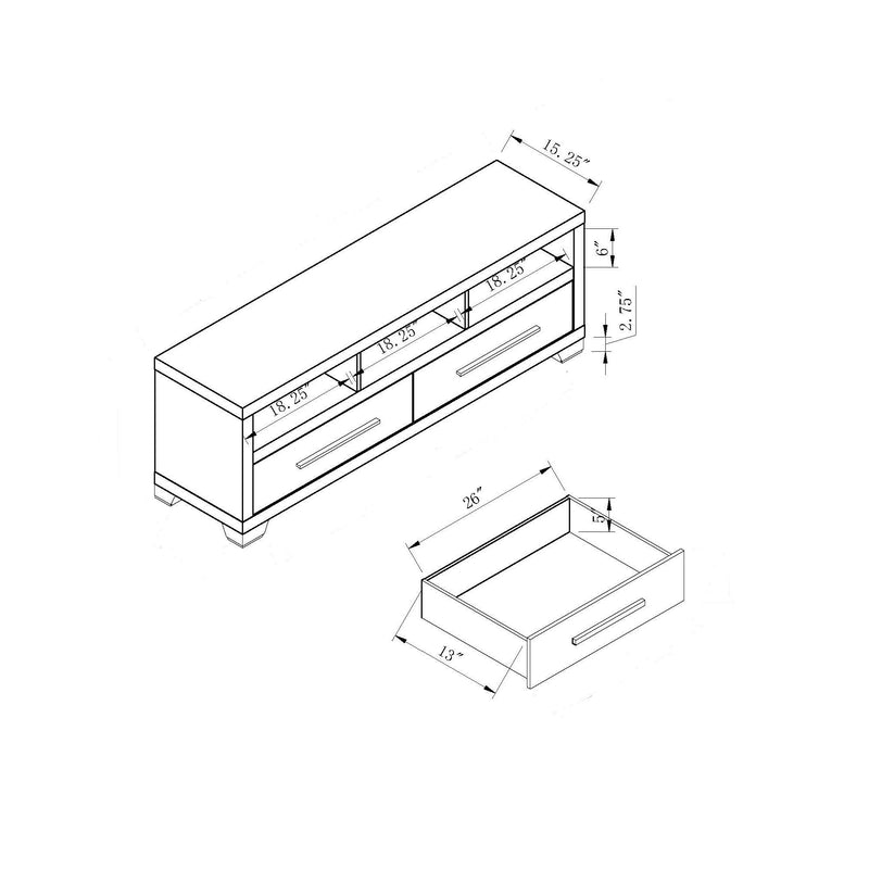 Modern Television Stand, Home, Livingroom Entertainment Console