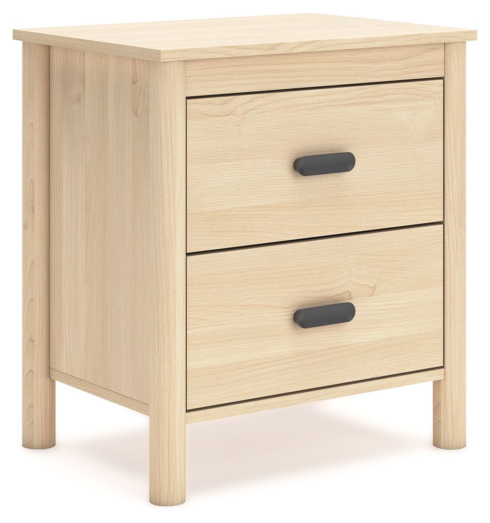 Cabinella - Tan - Two Drawer Night Stand - Urban Living Furniture (Los Angeles, CA)