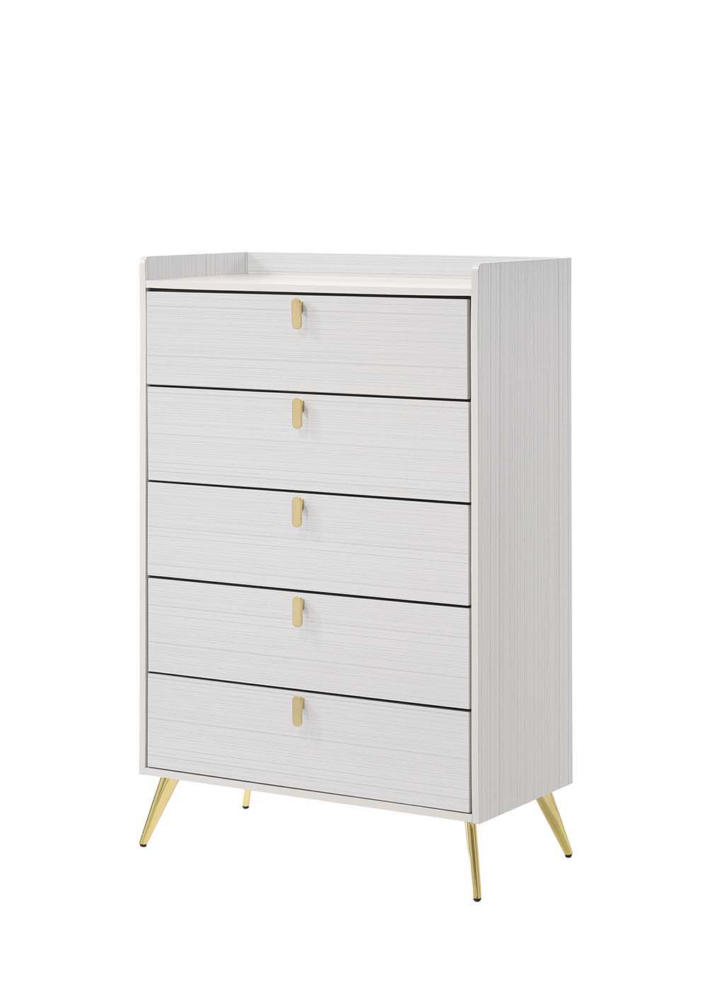 Zeena - Chest - White Finish - Urban Living Furniture (Los Angeles, CA)