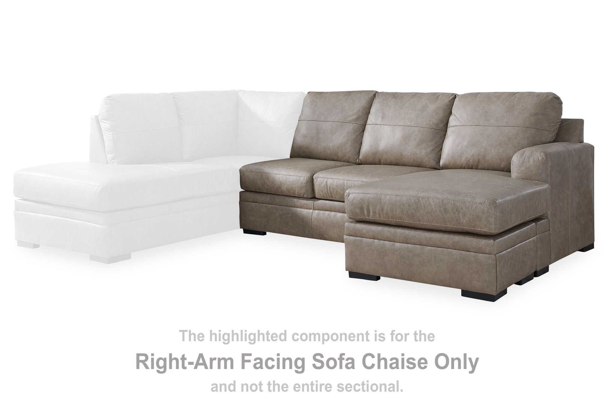 Amuleto - Desert - Raf Sofa Chaise - Urban Living Furniture (Los Angeles, CA)