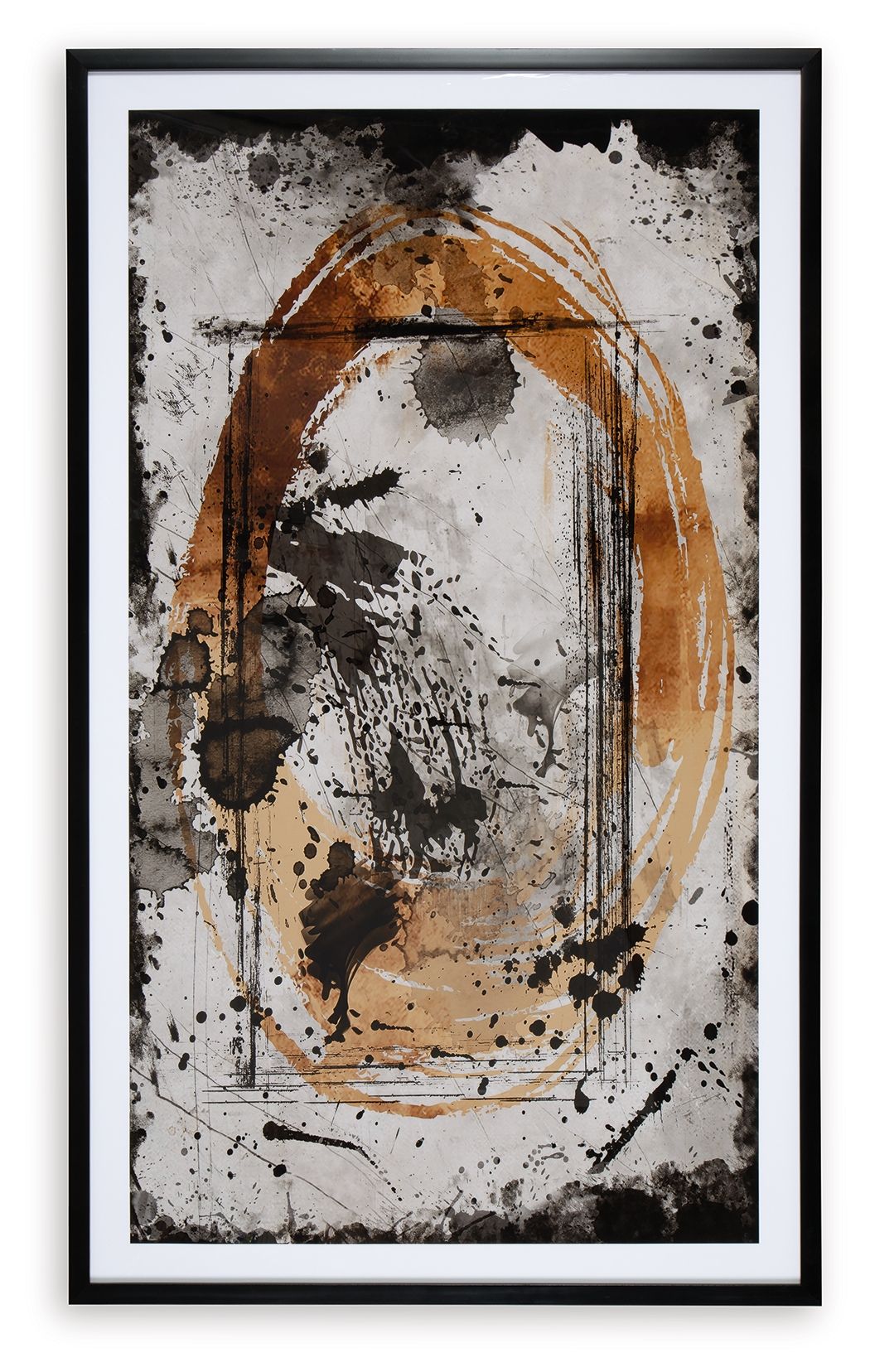 Clefting - Black / Caramel / Tan - Wall Art - Urban Living Furniture (Los Angeles, CA)