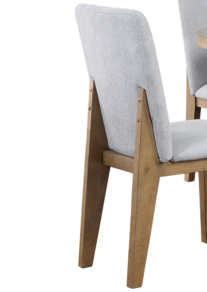 Delphine - Linen Fabric 19" Dining Chair (Set of 2) - Gray - Urban Living Furniture (Los Angeles, CA)