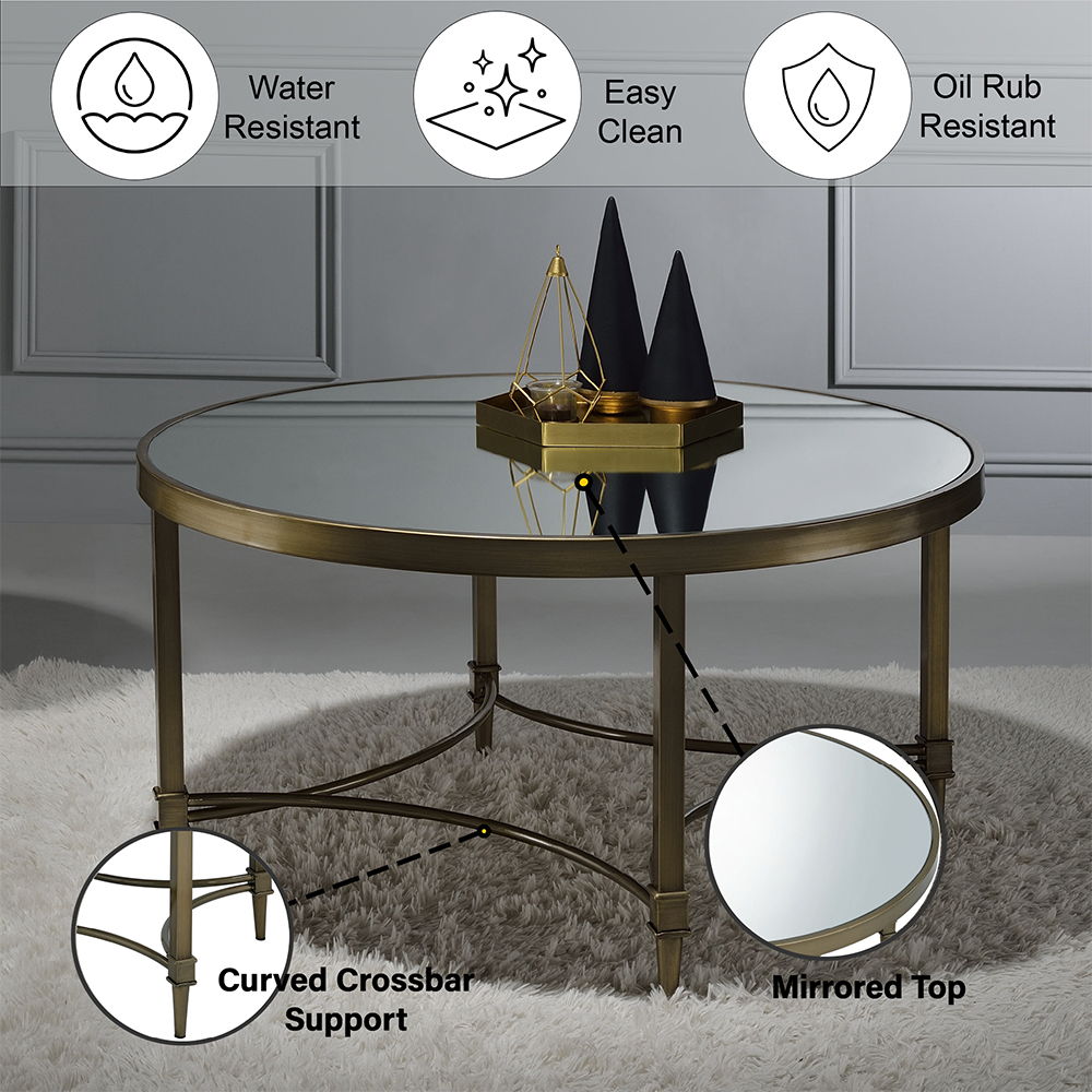 Aditya - Coffee Table - Antique Brass - Urban Living Furniture (Los Angeles, CA)
