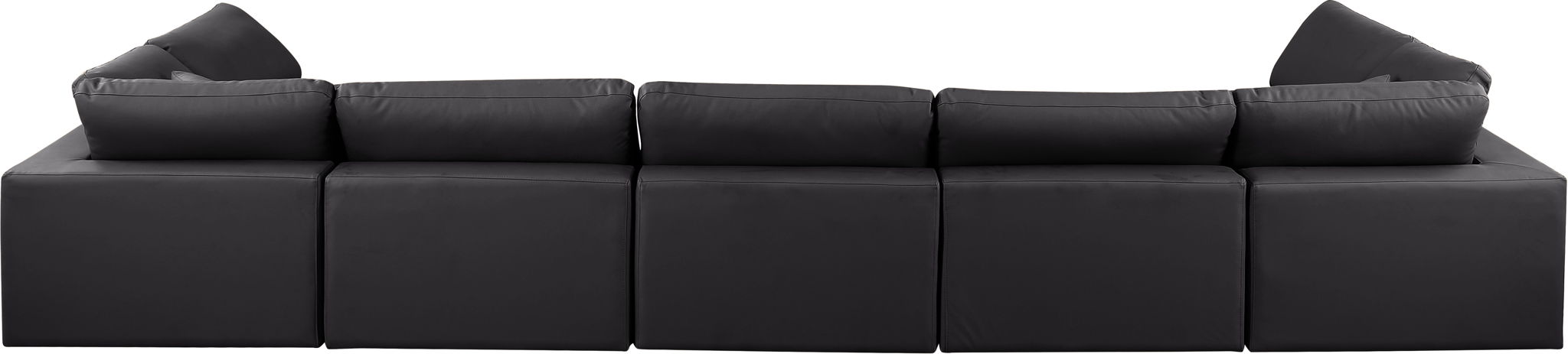 Comfy - 7 Piece Faux Leather Modular Armless Sectional - Urban Living Furniture (Los Angeles, CA)