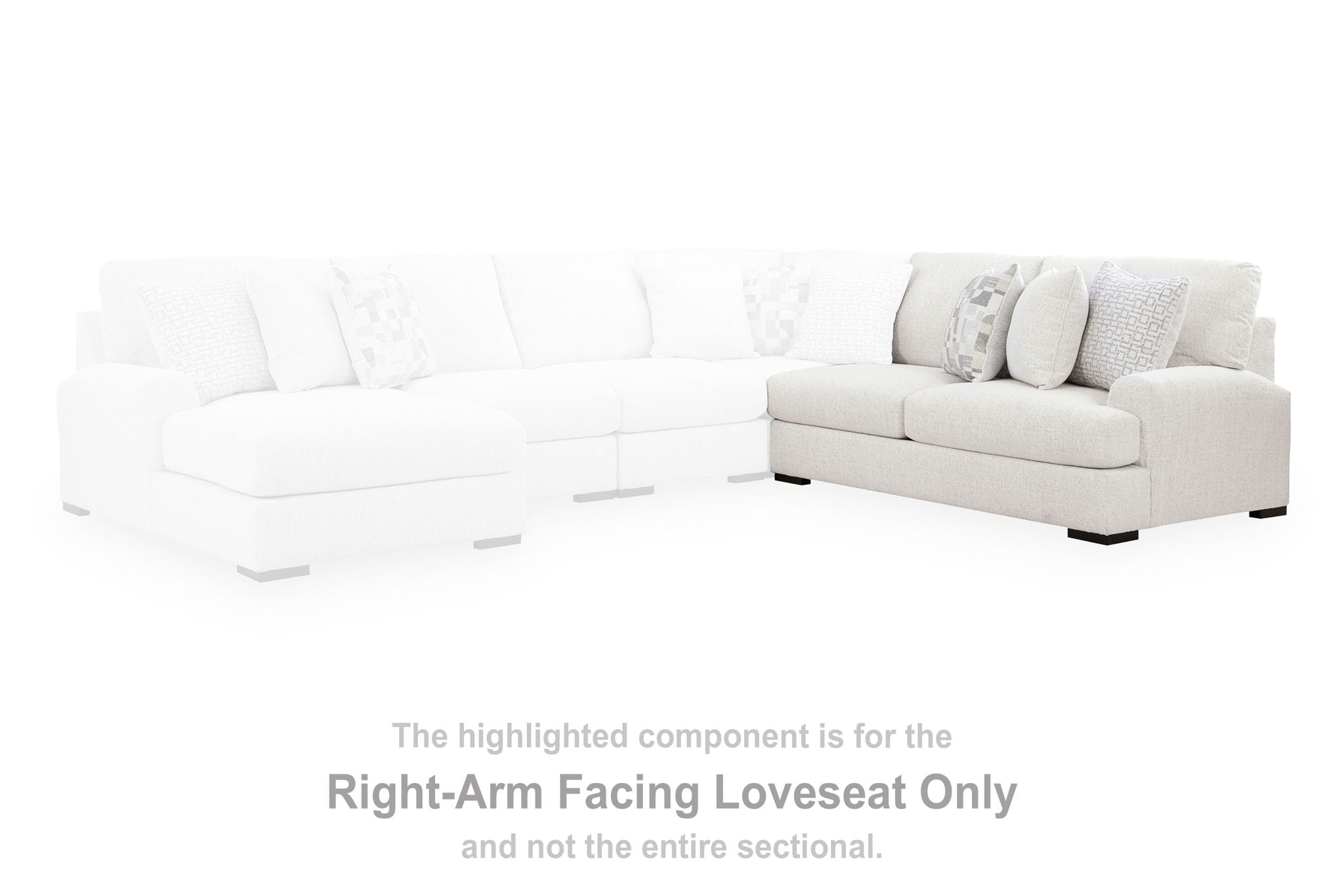 Misty-Lakes - RAF Loveseat - Chalk - Urban Living Furniture (Los Angeles, CA)