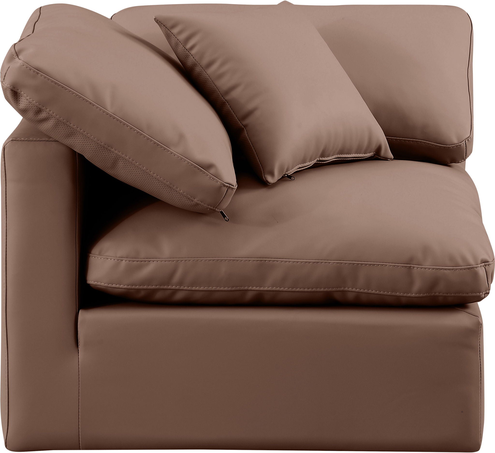 Indulge - Faux Leather Corner Chair - Urban Living Furniture (Los Angeles, CA)