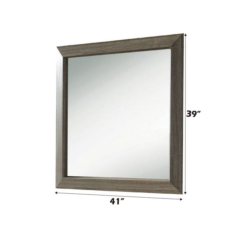 Lyndon - Mirror - Weathered Gray Grain - Urban Living Furniture (Los Angeles, CA)