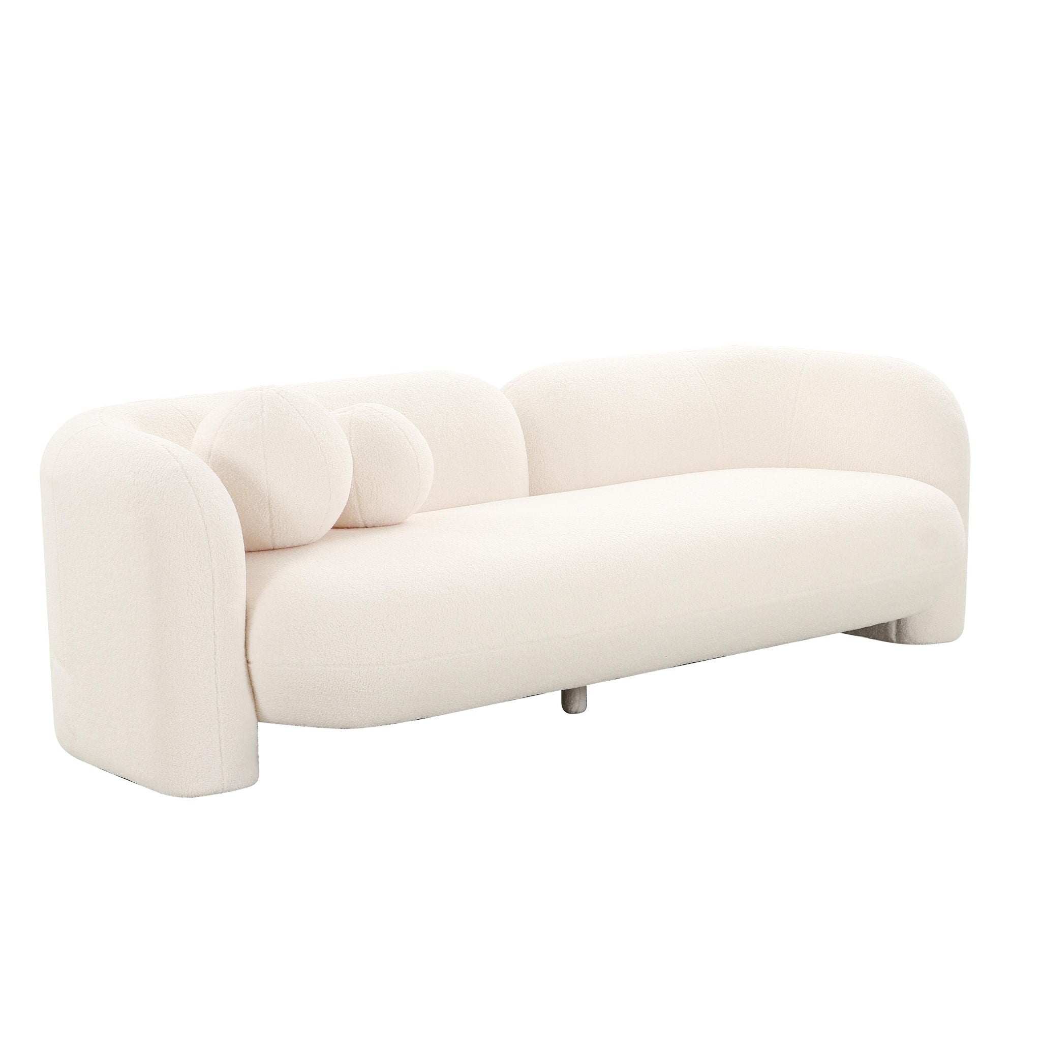 Amelie - Faux Fur Sofa - Urban Living Furniture (Los Angeles, CA)