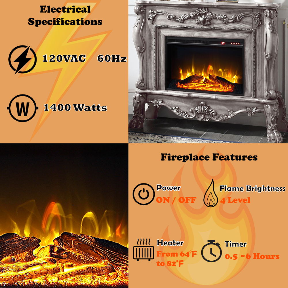 Dresden - Fireplace - Urban Living Furniture (Los Angeles, CA)