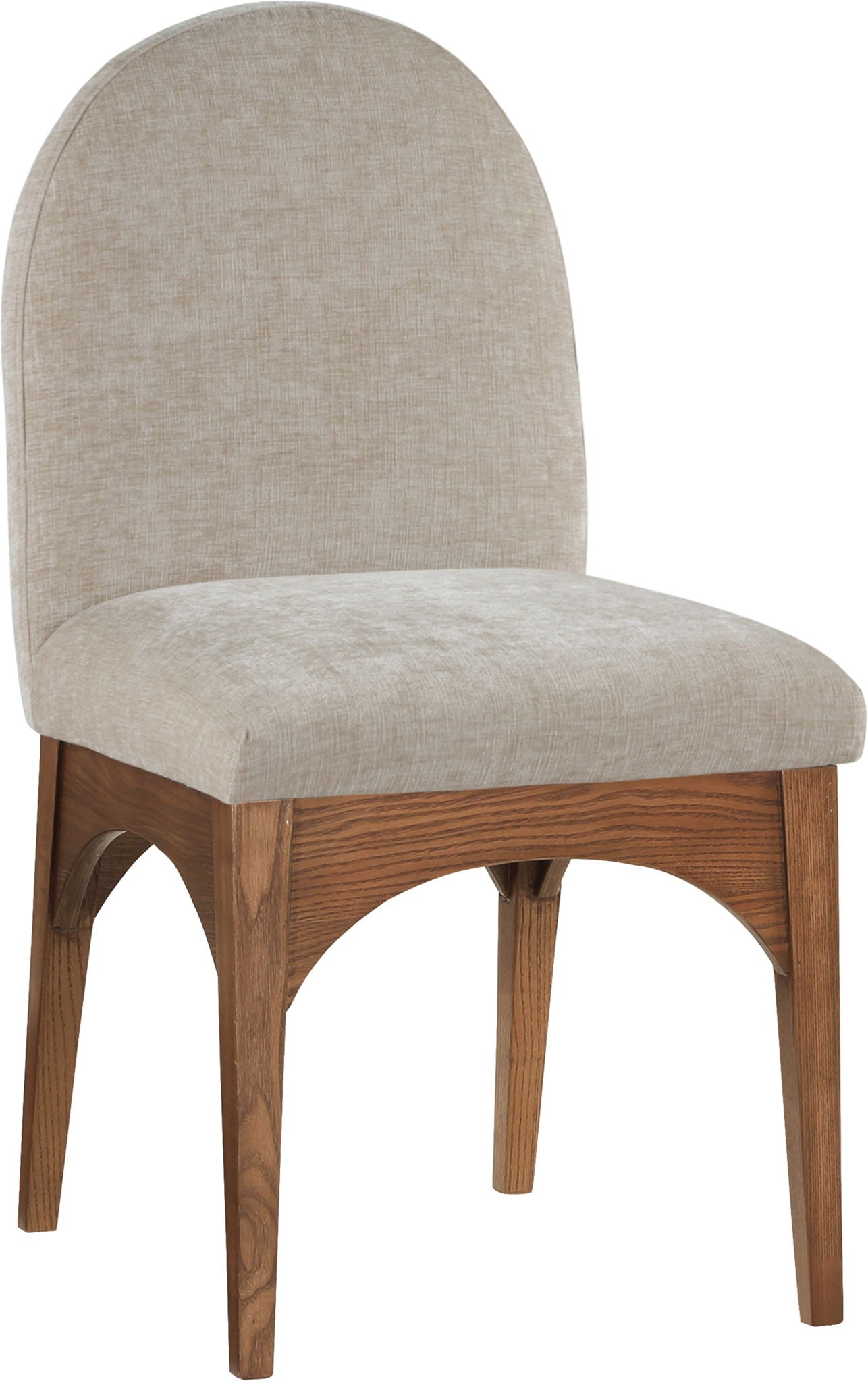 Waldorf - Chenille Dining Side Chair With Brown Legs - Urban Living Furniture (Los Angeles, CA)