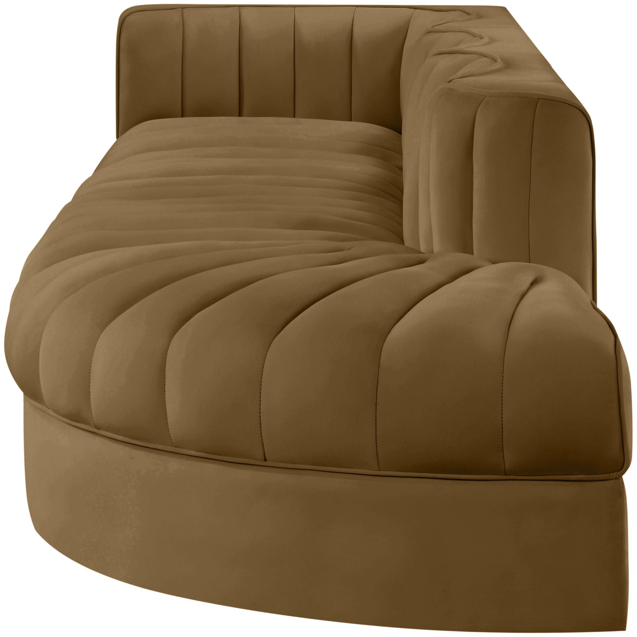 Rummi - Velvet Performance Fabric Upholstered 4 Piece Modular Sectional With Reverse Corner Chair - Urban Living Furniture (Los Angeles, CA)