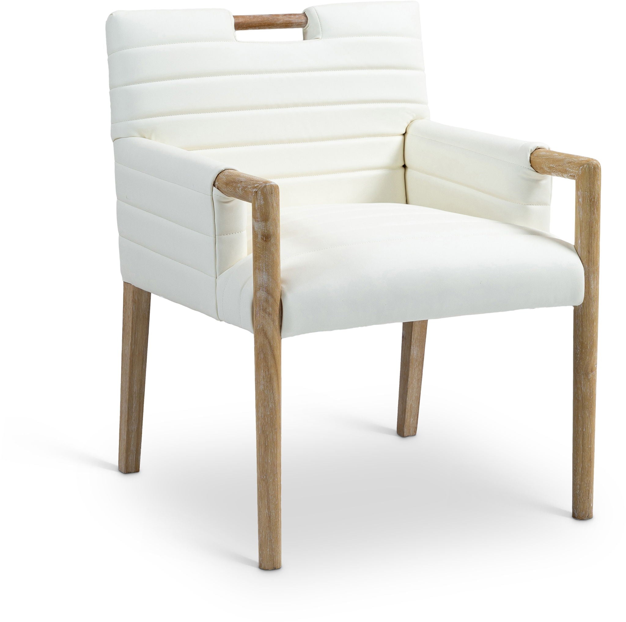 Aimee - Dining Arm Chair - Light Brown Legs - Urban Living Furniture (Los Angeles, CA)