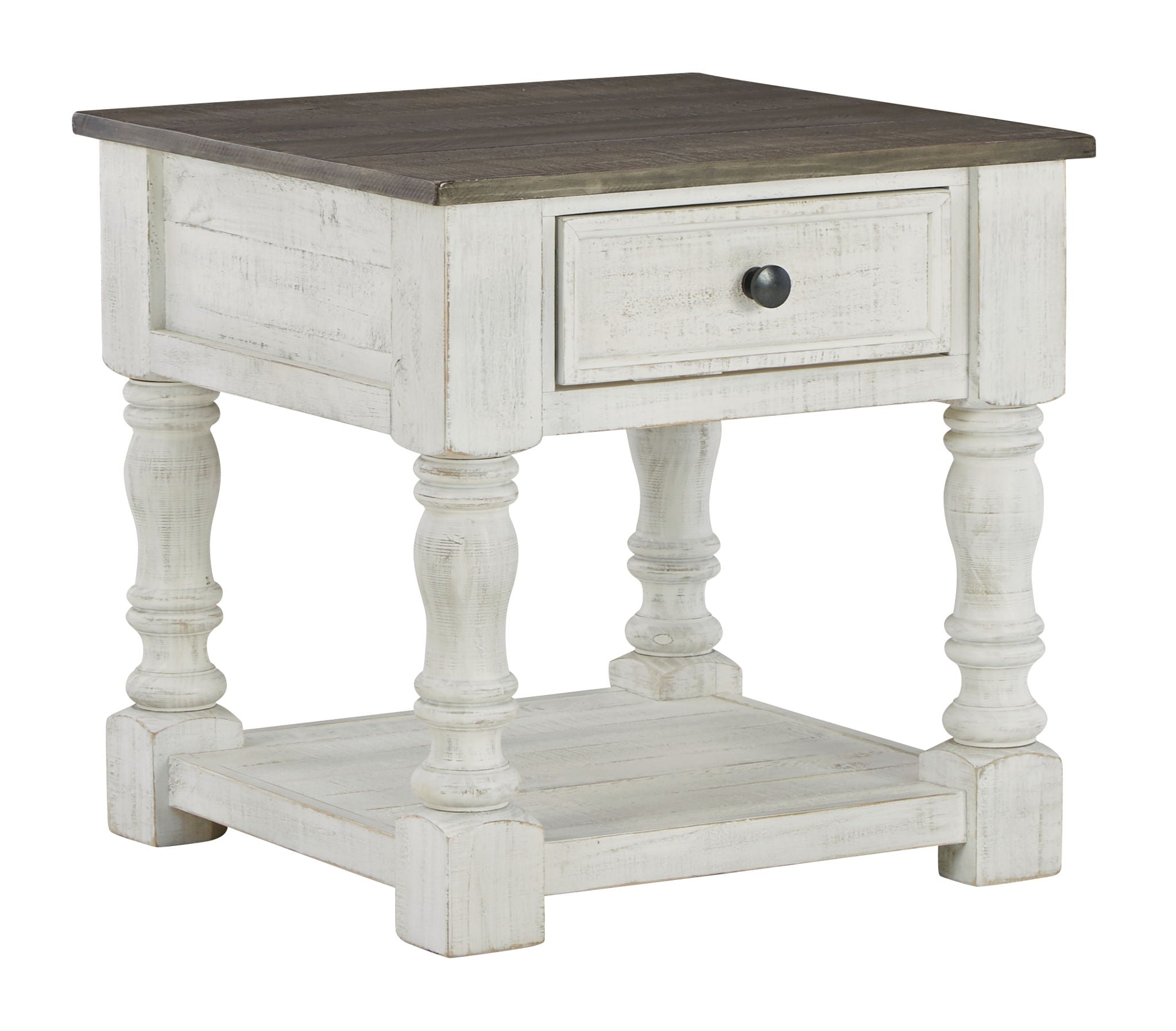 Havalance - White / Gray - Square End Table - Urban Living Furniture (Los Angeles, CA)