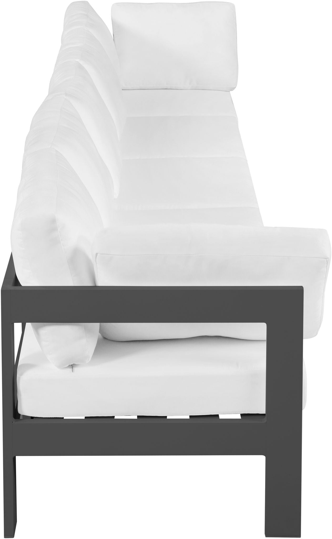 Nizuc - Outdoor Patio 5 Seat Modular Sofa With Gray Frame - Urban Living Furniture (Los Angeles, CA)