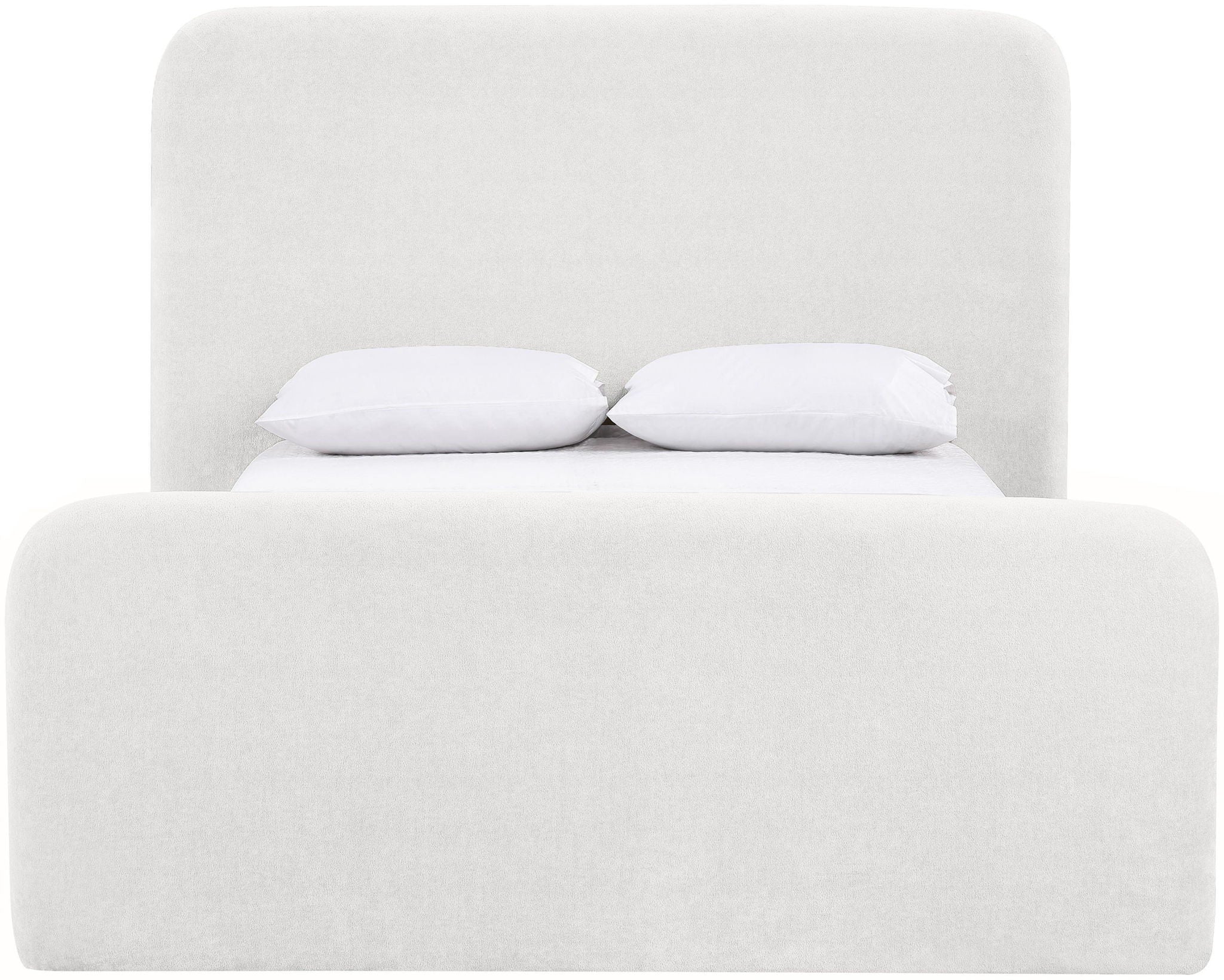 Fira - Chenille Fabric Upholstered Bed - Urban Living Furniture (Los Angeles, CA)