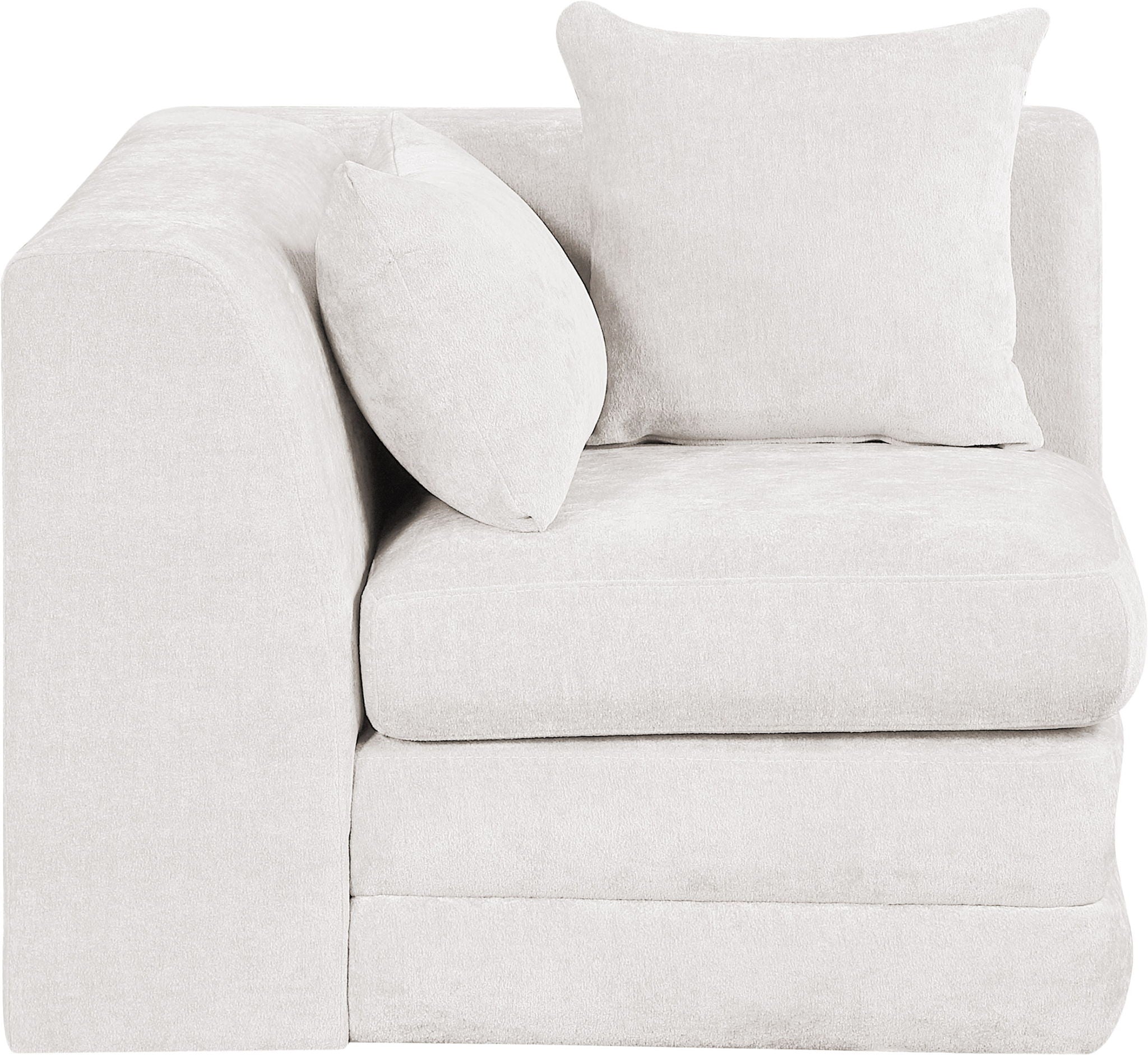 Stellar - Chenille Fabric Upholstered Modular Corner Chair - Urban Living Furniture (Los Angeles, CA)